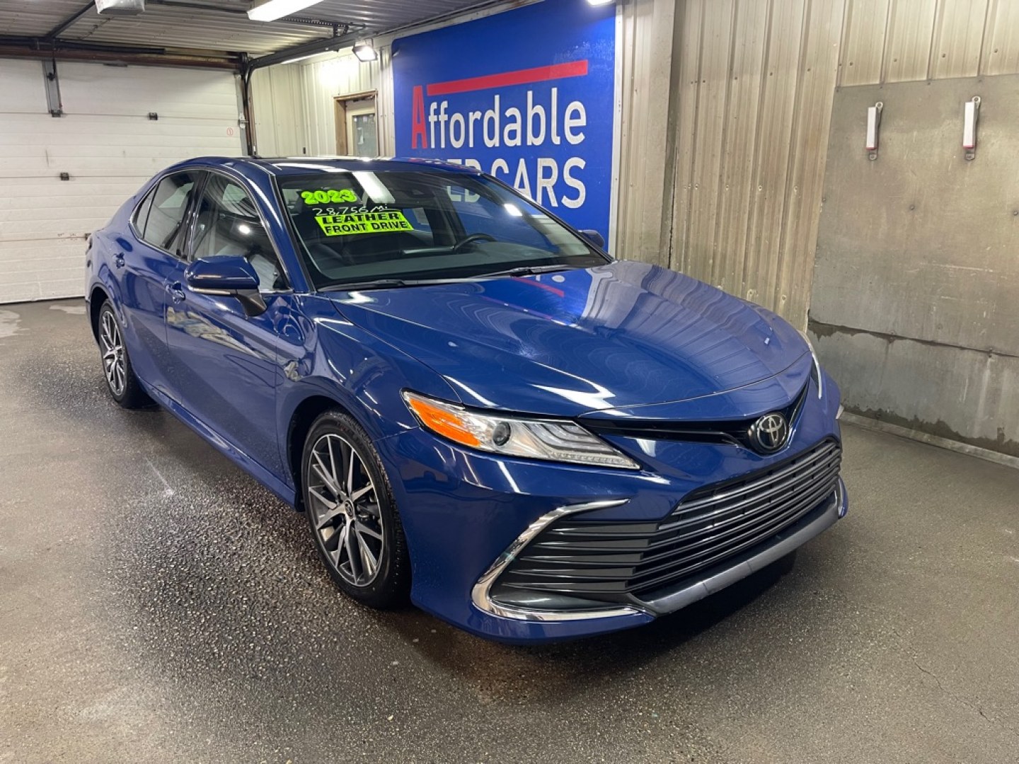 2023 BLUE TOYOTA CAMRY XLE XLE (4T1F11AK3PU) with an 2.5L engine, Automatic transmission, located at 2525 S. Cushman, Fairbanks, AK, 99701, (907) 452-5707, 64.824036, -147.712311- Photo#0