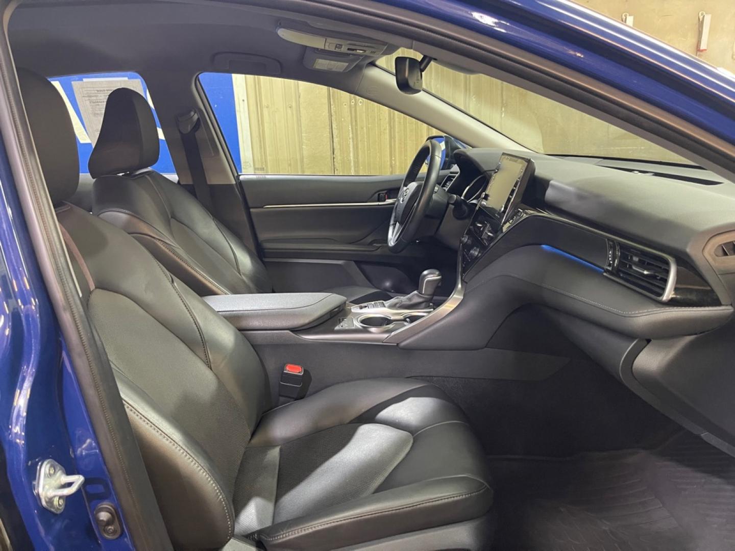 2023 BLUE TOYOTA CAMRY XLE XLE (4T1F11AK3PU) with an 2.5L engine, Automatic transmission, located at 2525 S. Cushman, Fairbanks, AK, 99701, (907) 452-5707, 64.824036, -147.712311- Photo#3
