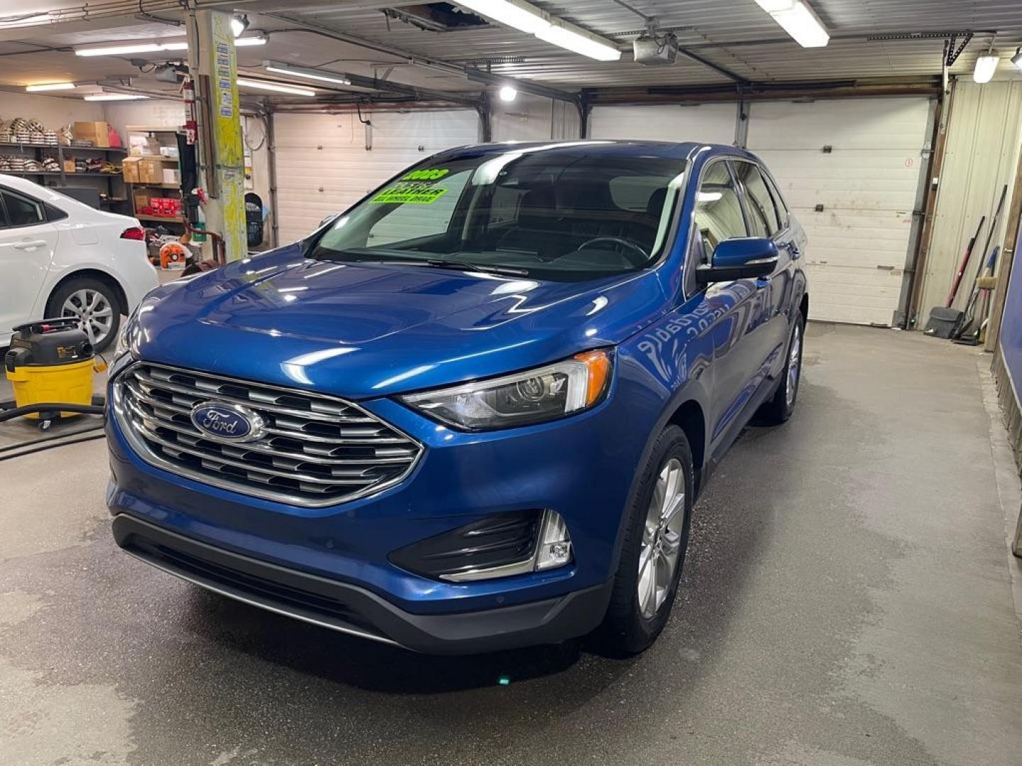 2023 BLUE FORD EDGE TITANIUM (2FMPK4K96PB) with an 2.0L engine, Automatic transmission, located at 2525 S. Cushman, Fairbanks, AK, 99701, (907) 452-5707, 64.824036, -147.712311 - Photo#1