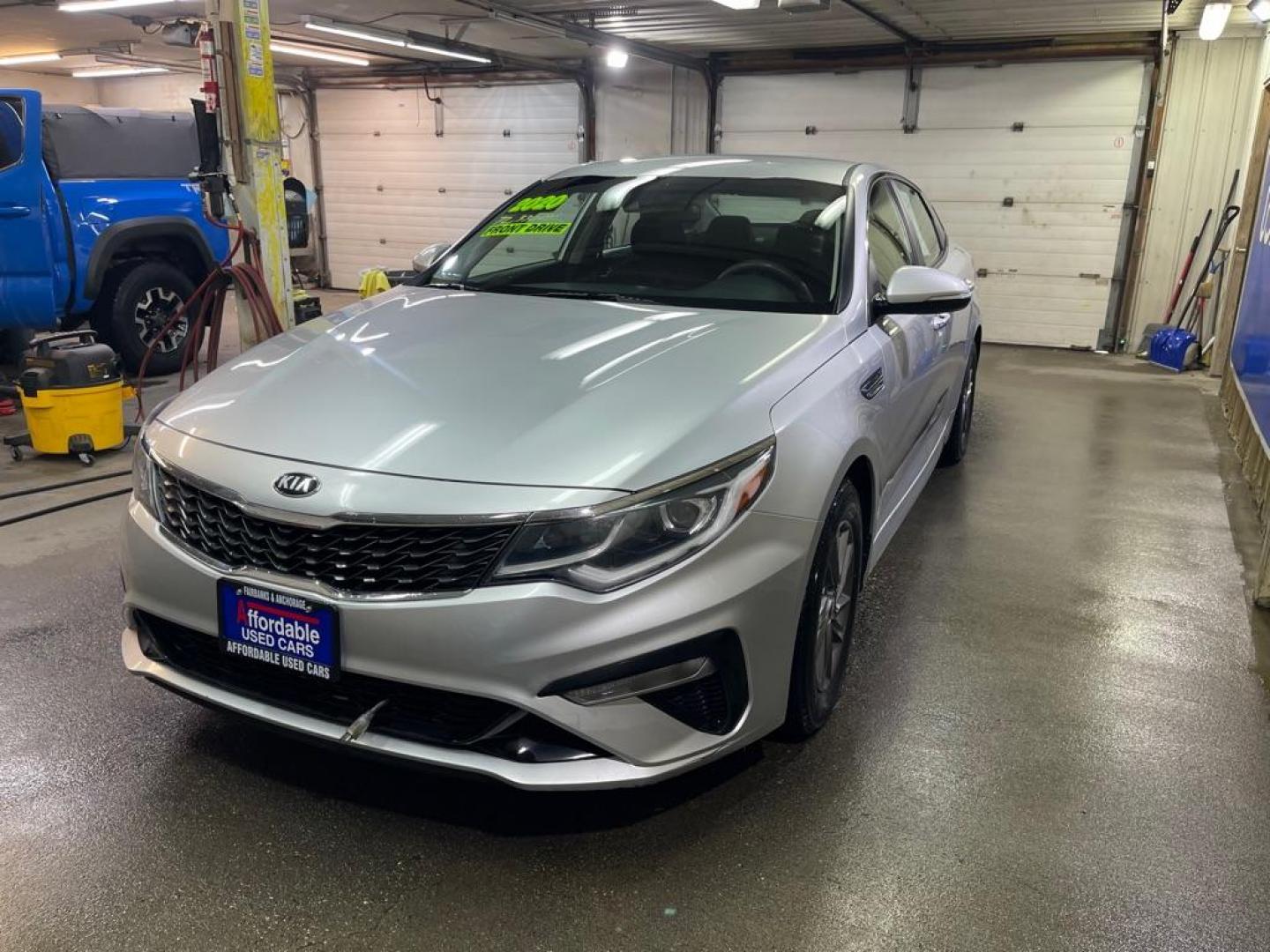 2020 SILVER KIA OPTIMA LX (5XXGT4L38LG) with an 2.4L engine, Automatic transmission, located at 2525 S. Cushman, Fairbanks, AK, 99701, (907) 452-5707, 64.824036, -147.712311 - Photo#1