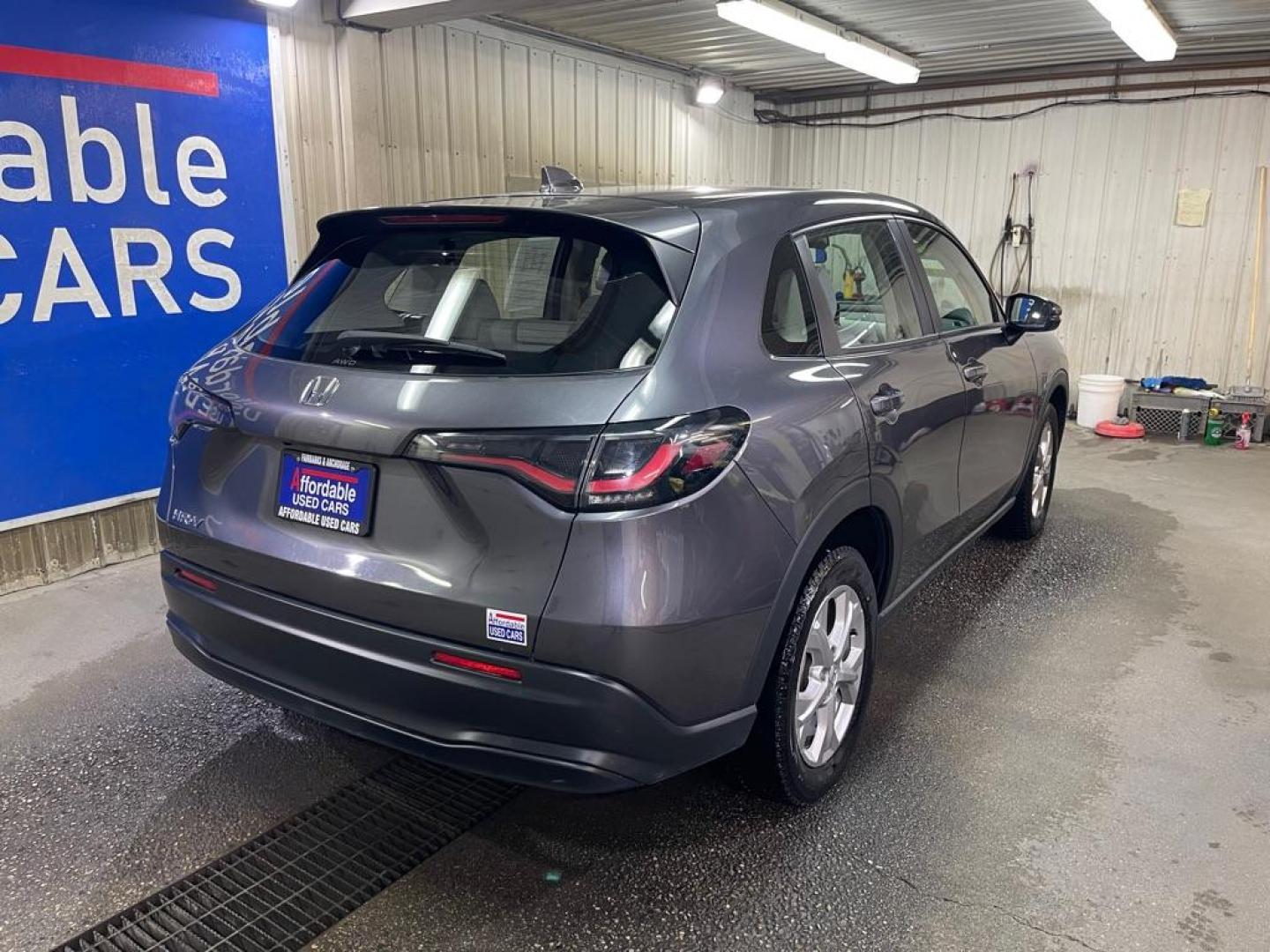 2023 GRAY HONDA HR-V LX (3CZRZ2H31PM) with an 2.0L engine, Continuously Variable transmission, located at 2525 S. Cushman, Fairbanks, AK, 99701, (907) 452-5707, 64.824036, -147.712311 - Photo#2