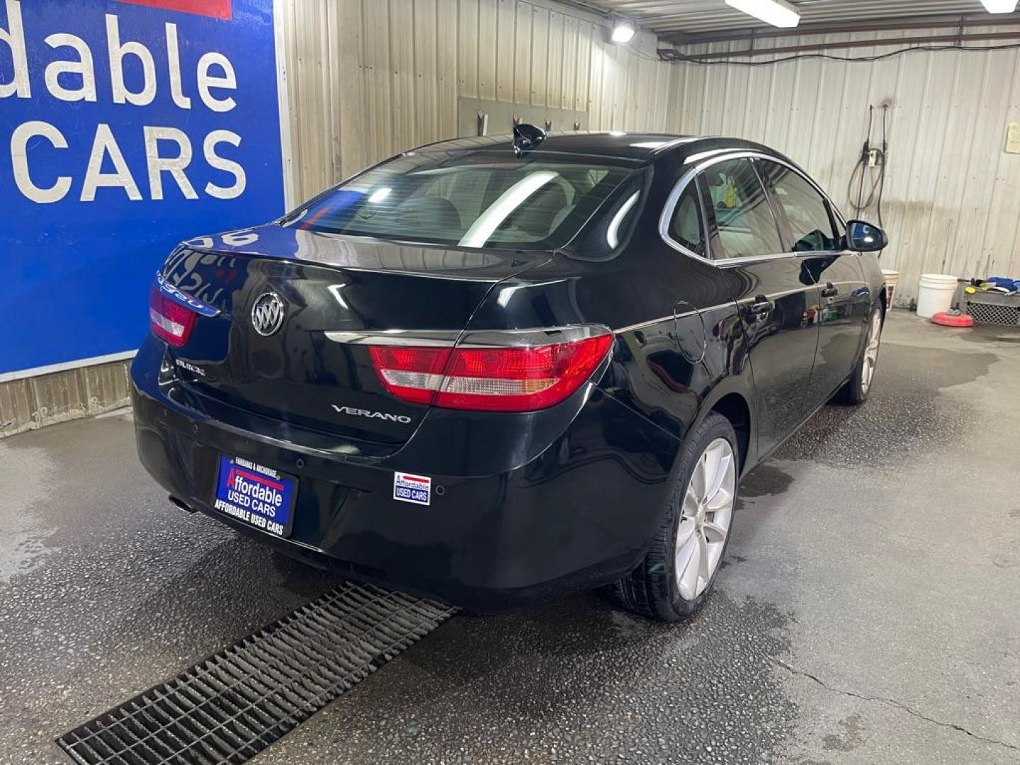 2016 BLACK BUICK VERANO CONVENIENCE (1G4PR5SK6G4) with an 2.4L engine, Automatic transmission, located at 2525 S. Cushman, Fairbanks, AK, 99701, (907) 452-5707, 64.824036, -147.712311 - Photo#2