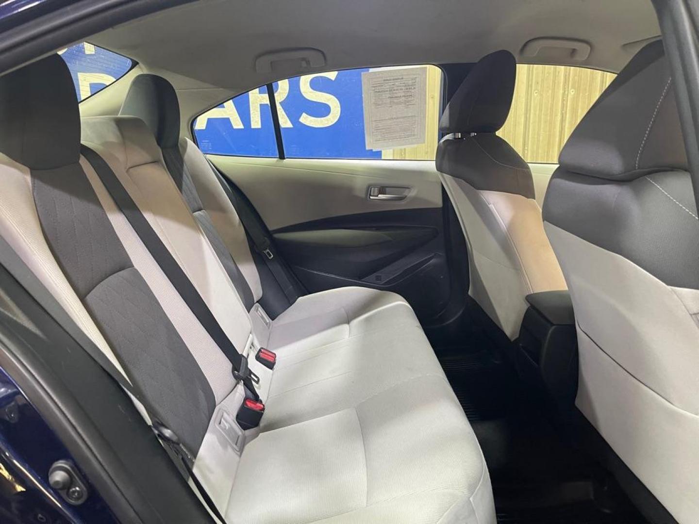 2020 BLUE TOYOTA COROLLA LE (JTDEPRAE2LJ) with an 1.8L engine, Continuously Variable transmission, located at 2525 S. Cushman, Fairbanks, AK, 99701, (907) 452-5707, 64.824036, -147.712311 - Photo#4