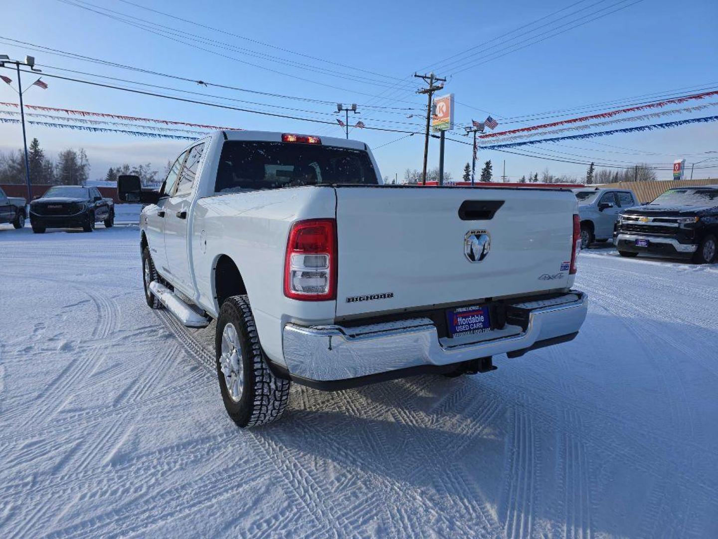 2024 WHITE RAM 2500 BIG HORN (3C6UR5DL7RG) with an 6.7L engine, Automatic transmission, located at 2525 S. Cushman, Fairbanks, AK, 99701, (907) 452-5707, 64.824036, -147.712311 - Photo#5