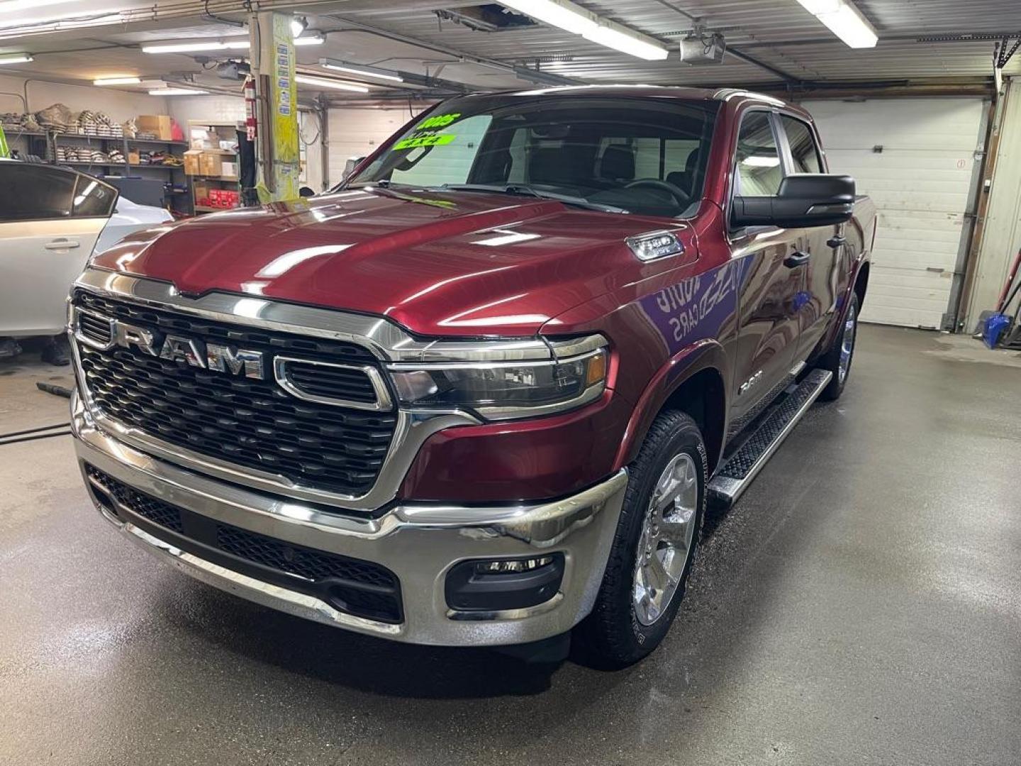 2025 MAROON RAM 1500 BIG HORN/LONE STAR (1C6SRFFPXSN) with an 3.0L engine, Automatic transmission, located at 2525 S. Cushman, Fairbanks, AK, 99701, (907) 452-5707, 64.824036, -147.712311 - Photo#1
