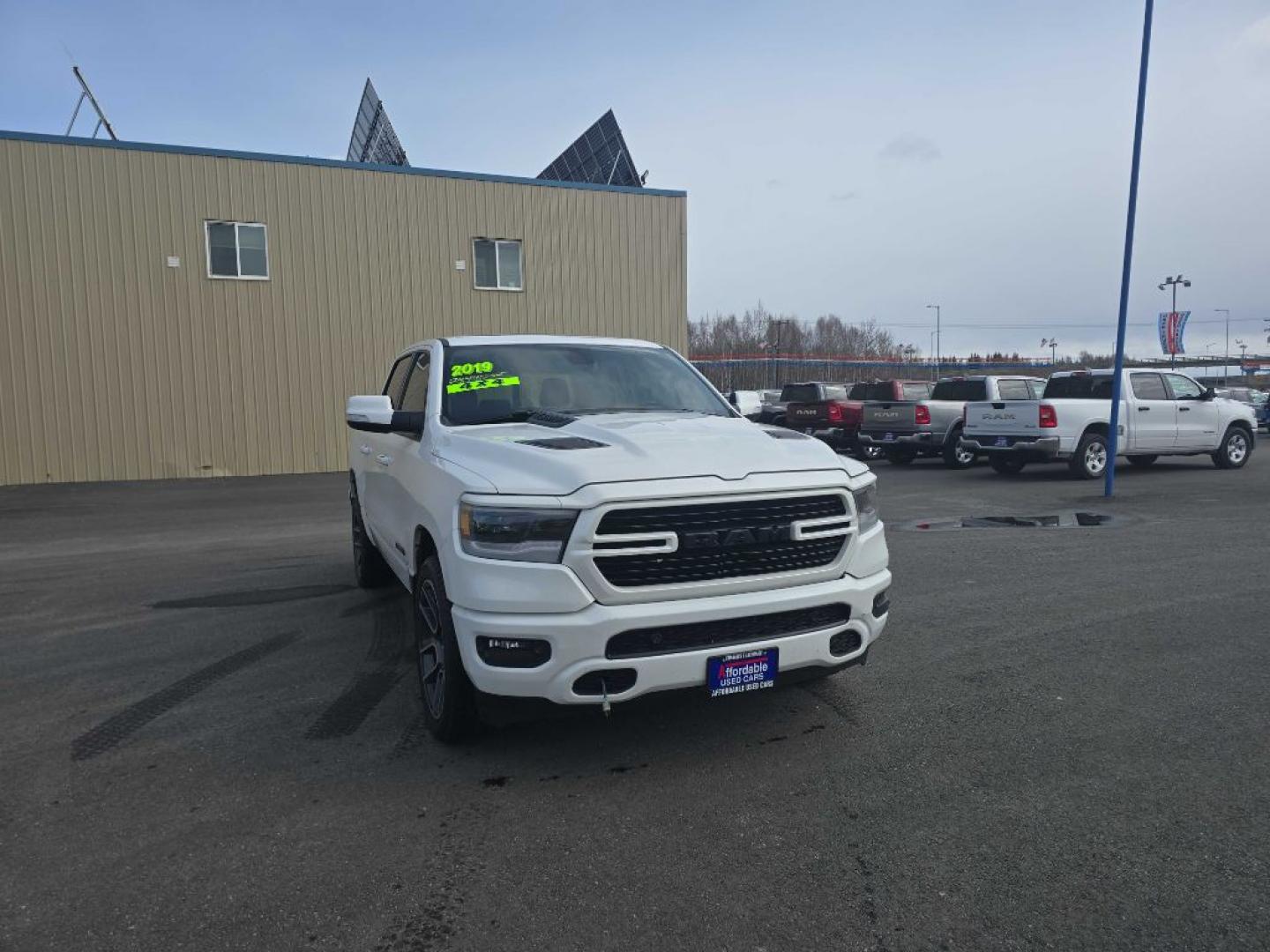 2019 WHITE RAM 1500 REBEL REBEL (1C6SRFLT4KN) with an 5.7L engine, Automatic transmission, located at 2525 S. Cushman, Fairbanks, AK, 99701, (907) 452-5707, 64.824036, -147.712311- Photo#0