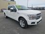 2020 WHITE FORD F150 PLATINUM SUPERCREW (1FTFW1E48LF) with an 3.5L engine, Automatic transmission, located at 2525 S. Cushman, Fairbanks, AK, 99701, (907) 452-5707, 64.824036, -147.712311 - Photo#0