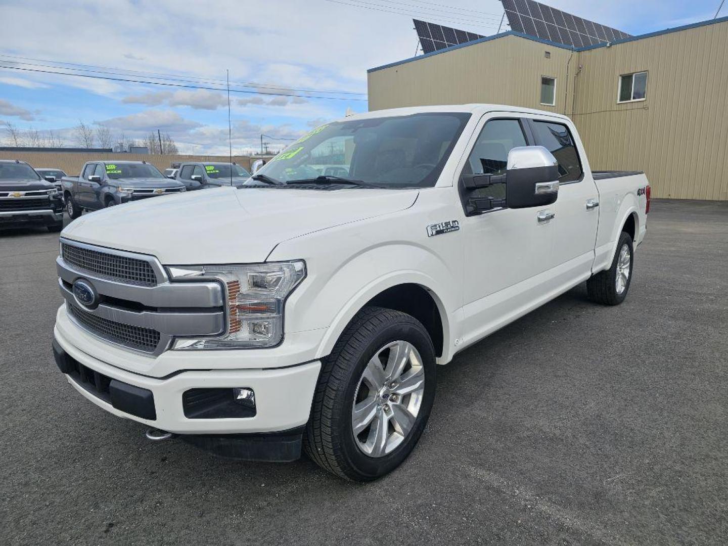 2020 WHITE FORD F150 PLATINUM SUPERCREW (1FTFW1E48LF) with an 3.5L engine, Automatic transmission, located at 2525 S. Cushman, Fairbanks, AK, 99701, (907) 452-5707, 64.824036, -147.712311 - Photo#1