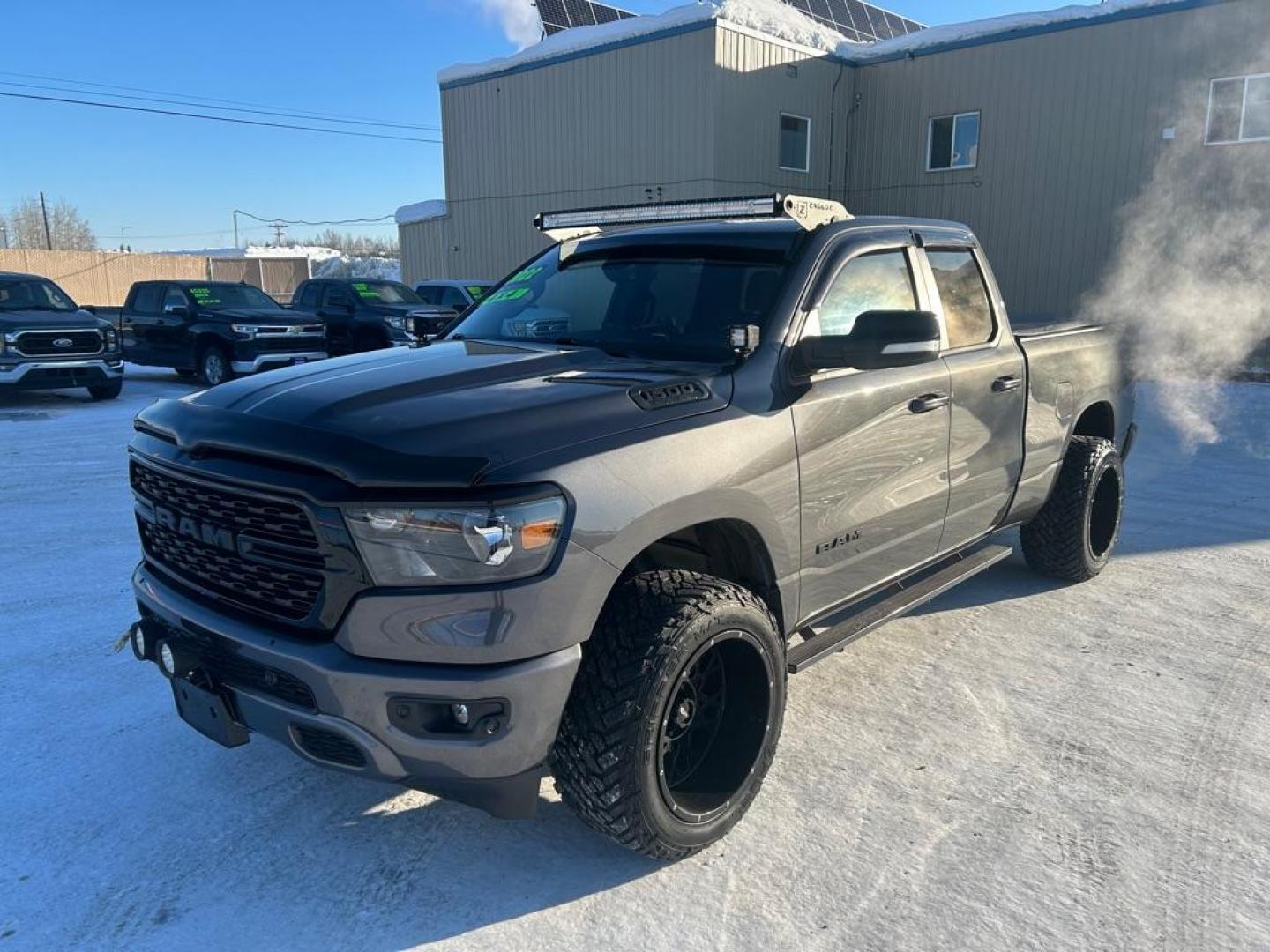 2022 BLACK RAM 1500 BIG HORN/LONE STAR (1C6SRFBTXNN) with an 5.7L engine, Automatic transmission, located at 2525 S. Cushman, Fairbanks, AK, 99701, (907) 452-5707, 64.824036, -147.712311 - Photo#0