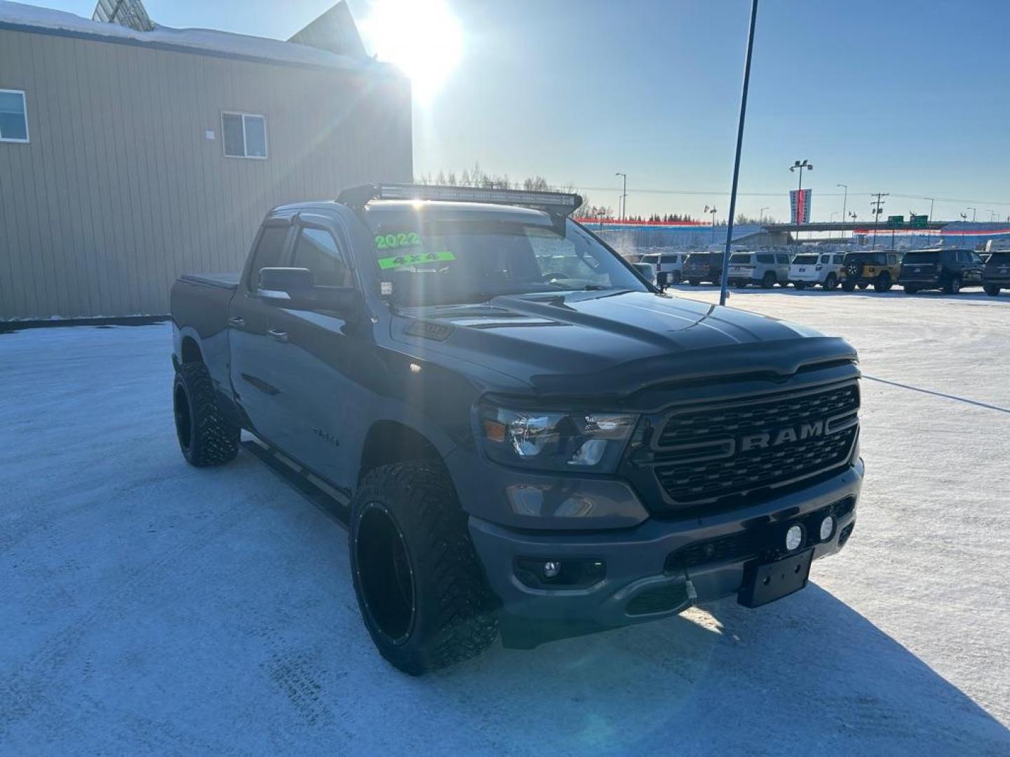2022 BLACK RAM 1500 BIG HORN/LONE STAR (1C6SRFBTXNN) with an 5.7L engine, Automatic transmission, located at 2525 S. Cushman, Fairbanks, AK, 99701, (907) 452-5707, 64.824036, -147.712311 - Photo#1