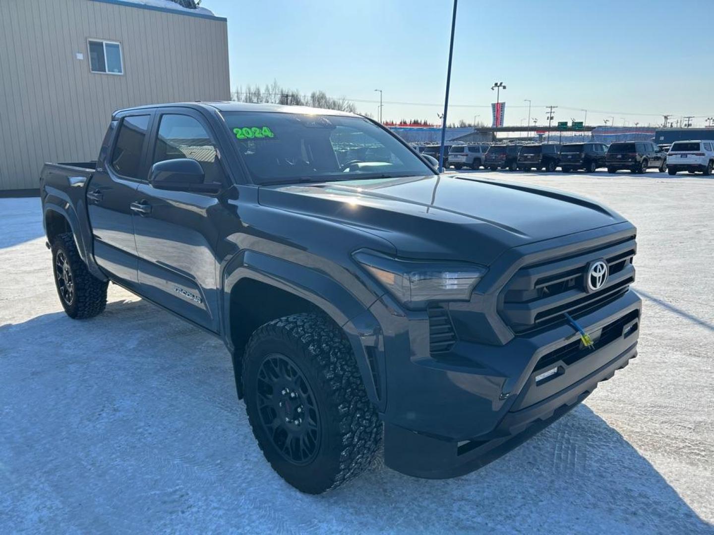 2024 GRAY TOYOTA TACOMA DOUBLE CAB (3TMLB5JN3RM) with an 2.4L engine, Automatic transmission, located at 2525 S. Cushman, Fairbanks, AK, 99701, (907) 452-5707, 64.824036, -147.712311 - Photo#1