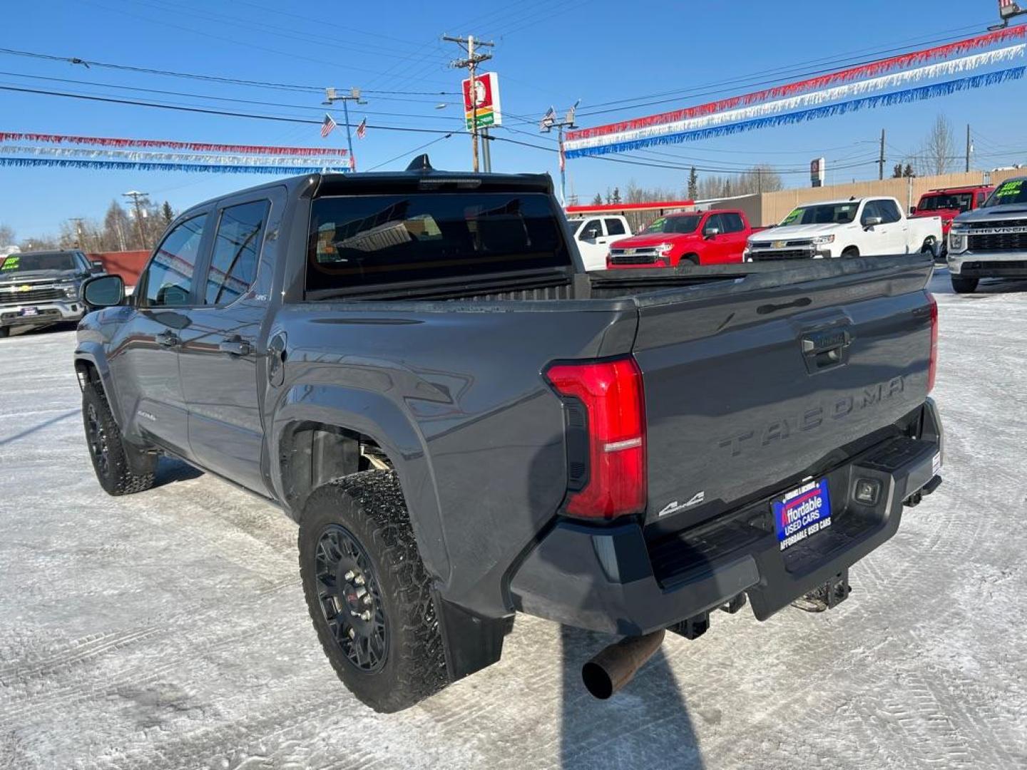 2024 GRAY TOYOTA TACOMA DOUBLE CAB (3TMLB5JN3RM) with an 2.4L engine, Automatic transmission, located at 2525 S. Cushman, Fairbanks, AK, 99701, (907) 452-5707, 64.824036, -147.712311 - Photo#3