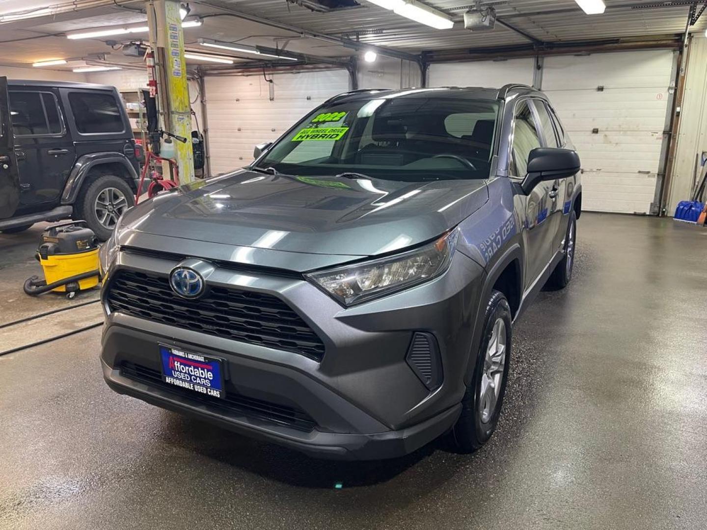 2022 GRAY TOYOTA RAV4 LE HYBRID LE (4T3LWRFV5NU) with an 2.5L engine, Continuously Variable transmission, located at 2525 S. Cushman, Fairbanks, AK, 99701, (907) 452-5707, 64.824036, -147.712311 - Photo#1