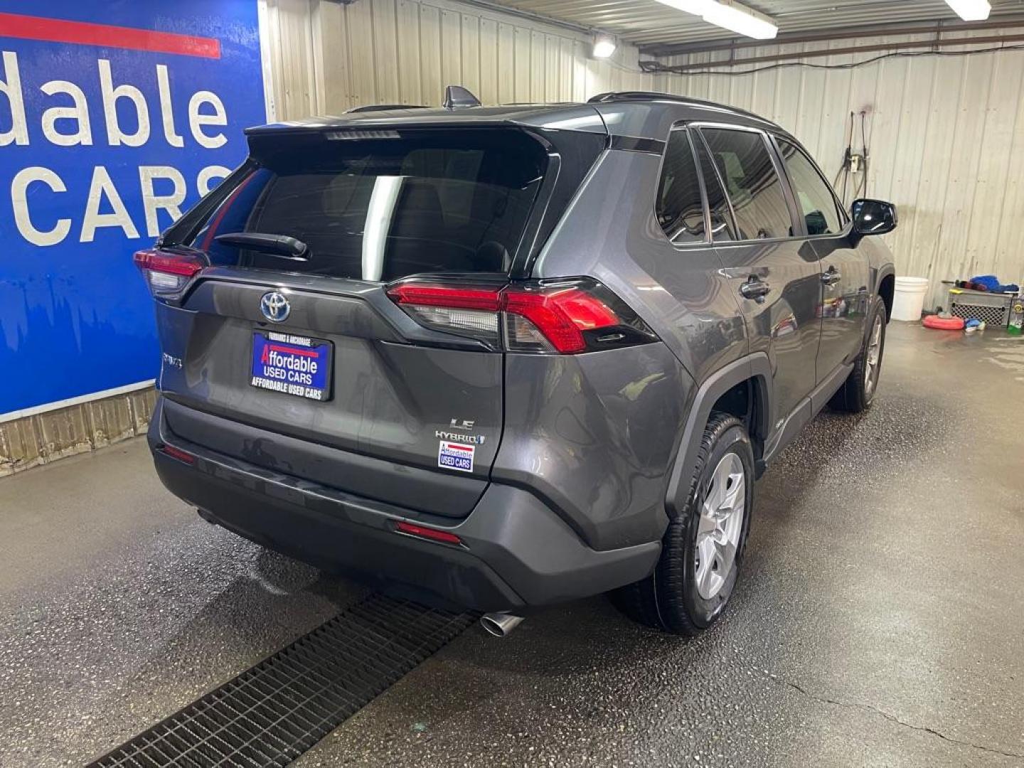 2022 GRAY TOYOTA RAV4 LE HYBRID LE (4T3LWRFV5NU) with an 2.5L engine, Continuously Variable transmission, located at 2525 S. Cushman, Fairbanks, AK, 99701, (907) 452-5707, 64.824036, -147.712311 - Photo#2