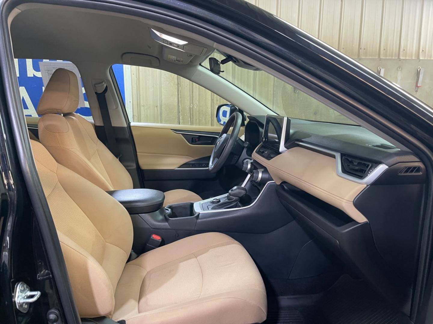 2024 BLACK TOYOTA RAV4 LE HYBRID LE (2T3LWRFV0RW) with an 2.5L engine, Continuously Variable transmission, located at 2525 S. Cushman, Fairbanks, AK, 99701, (907) 452-5707, 64.824036, -147.712311- Photo#3