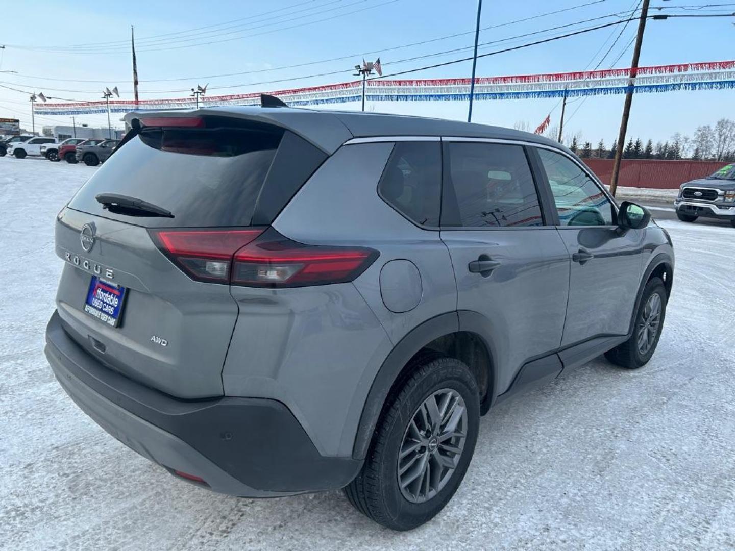 2023 GREY NISSAN ROGUE S (5N1BT3AB3PC) with an 1.5L engine, Continuously Variable transmission, located at 2525 S. Cushman, Fairbanks, AK, 99701, (907) 452-5707, 64.824036, -147.712311 - Photo#2