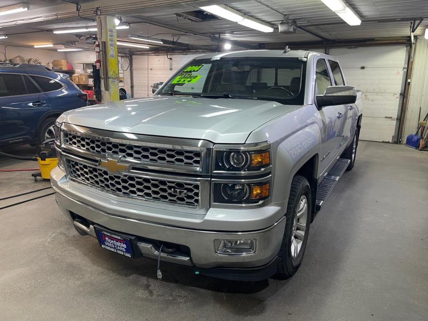 2014 SILVER CHEVROLET SILVERADO 1500 LTZ (3GCUKSEC2EG) with an 5.3L engine, Automatic transmission, located at 2525 S. Cushman, Fairbanks, AK, 99701, (907) 452-5707, 64.824036, -147.712311 - Photo#1