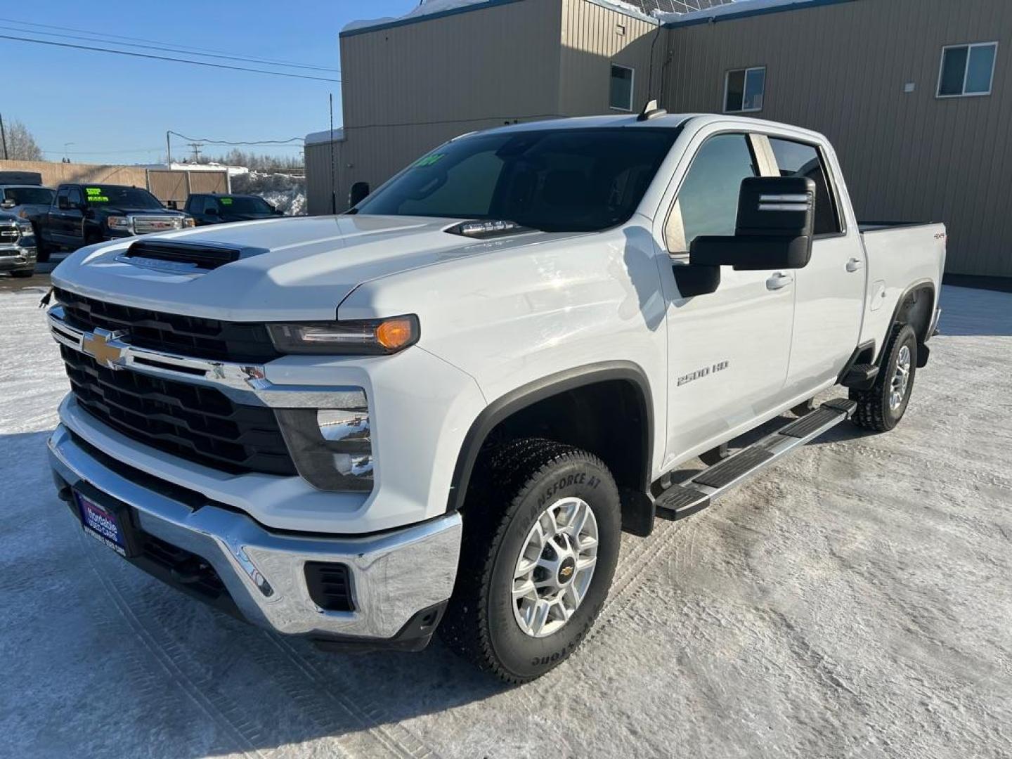2024 WHITE CHEVROLET SILVERADO 2500 HEAVY DUTY LT (1GC4YNE74RF) with an 6.6L engine, Automatic transmission, located at 2525 S. Cushman, Fairbanks, AK, 99701, (907) 452-5707, 64.824036, -147.712311 - Photo#0
