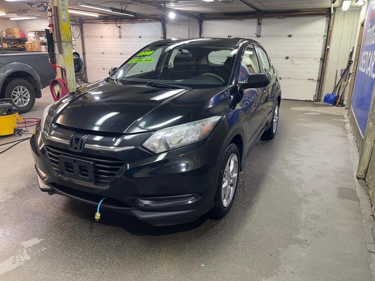 2016 BLACK HONDA HR-V LX (3CZRU6H38GM) with an 1.8L engine, Continuously Variable transmission, located at 2525 S. Cushman, Fairbanks, AK, 99701, (907) 452-5707, 64.824036, -147.712311 - Photo#1