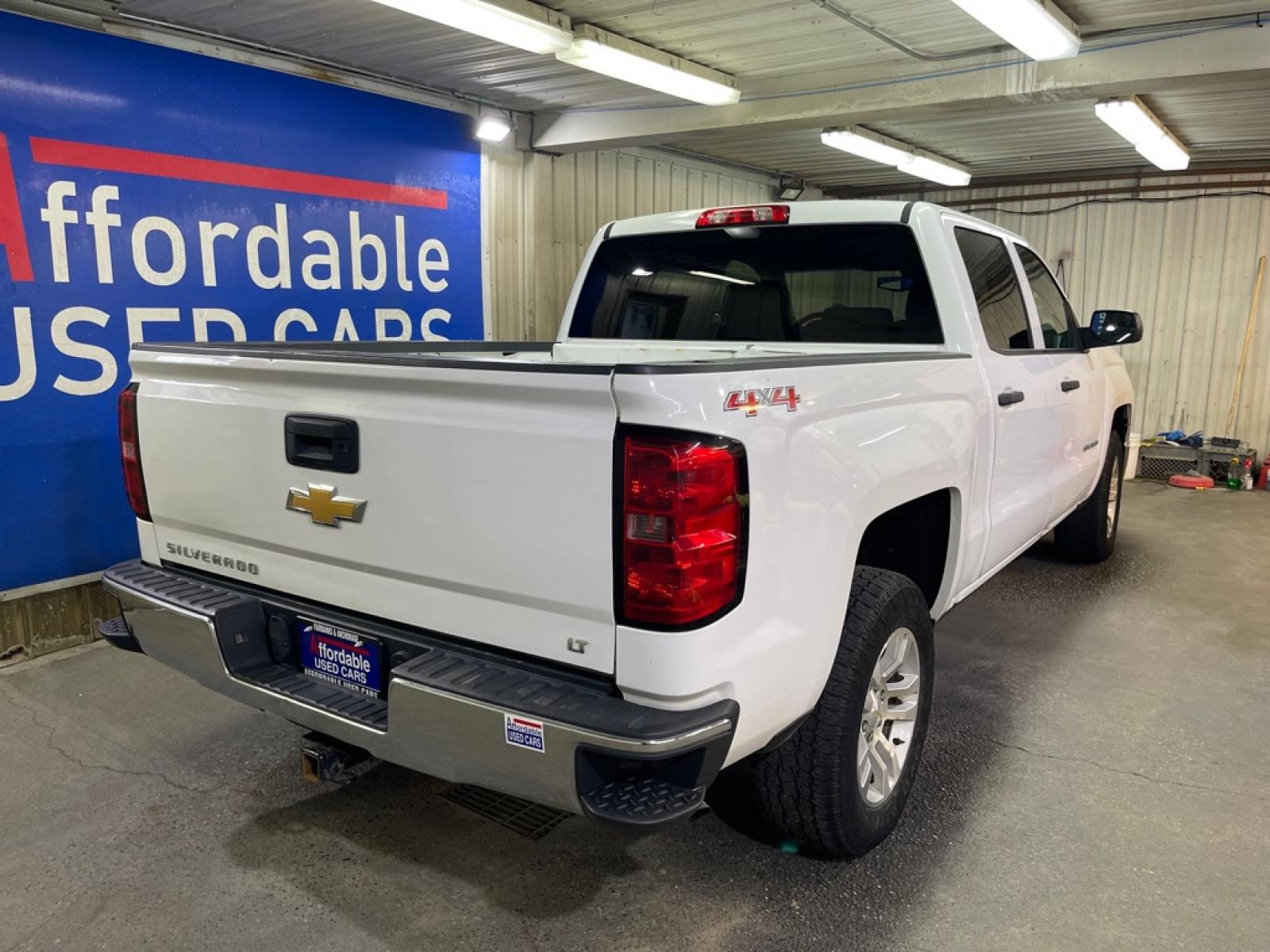 2014 WHITE CHEVROLET SILVERADO 1500 LT (3GCUKRECXEG) with an 5.3L engine, Automatic transmission, located at 2525 S. Cushman, Fairbanks, AK, 99701, (907) 452-5707, 64.824036, -147.712311 - Photo#2