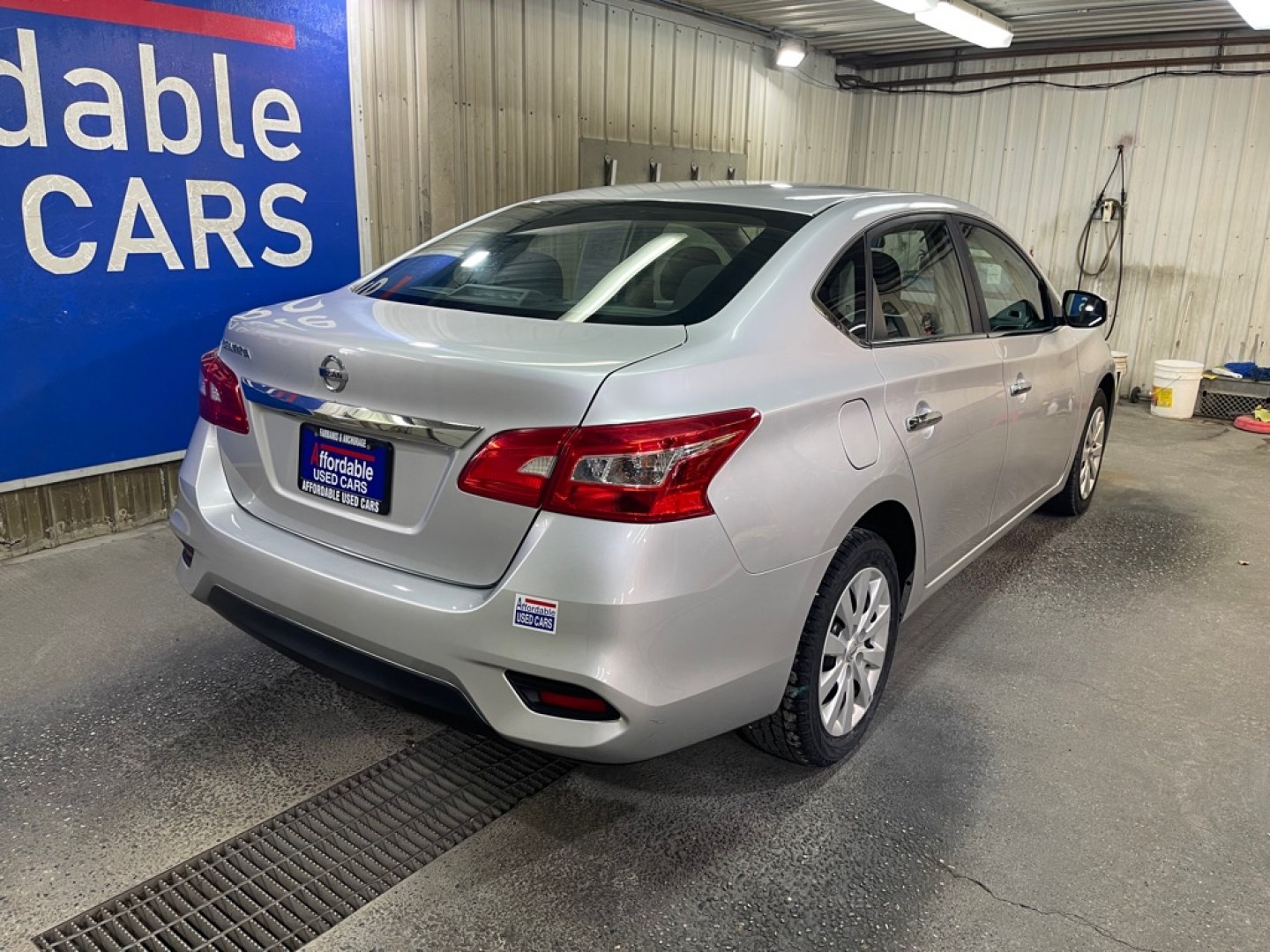 2018 SILVER NISSAN SENTRA S (3N1AB7AP5JY) with an 1.8L engine, Continuously Variable transmission, located at 2525 S. Cushman, Fairbanks, AK, 99701, (907) 452-5707, 64.824036, -147.712311- Photo#2