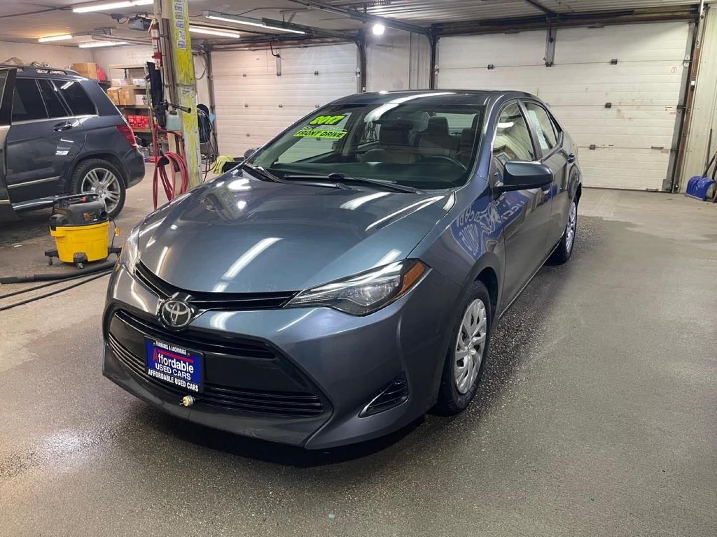 2017 GRAY TOYOTA COROLLA L (2T1BURHE1HC) with an 1.8L engine, Continuously Variable transmission, located at 2525 S. Cushman, Fairbanks, AK, 99701, (907) 452-5707, 64.824036, -147.712311 - Photo#1