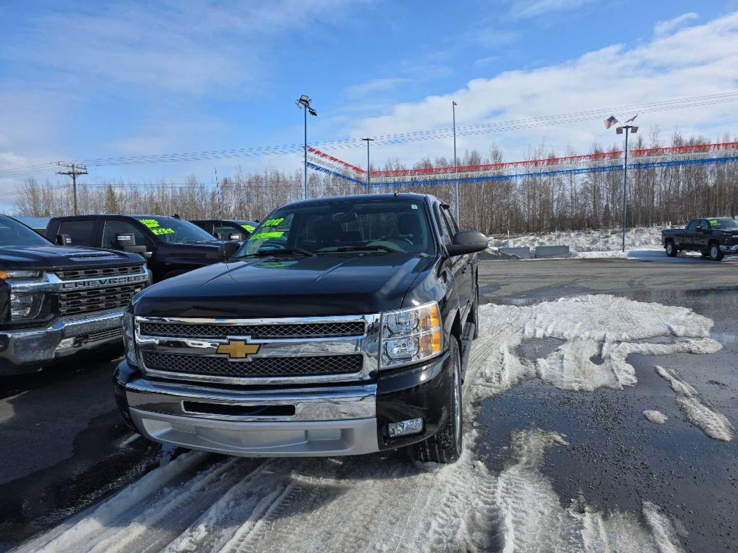 2012 BLACK CHEVROLET SILVERADO 1500 LS (3GCPCREA2CG) with an 4.8L engine, Automatic transmission, located at 2525 S. Cushman, Fairbanks, AK, 99701, (907) 452-5707, 64.824036, -147.712311 - Photo#0