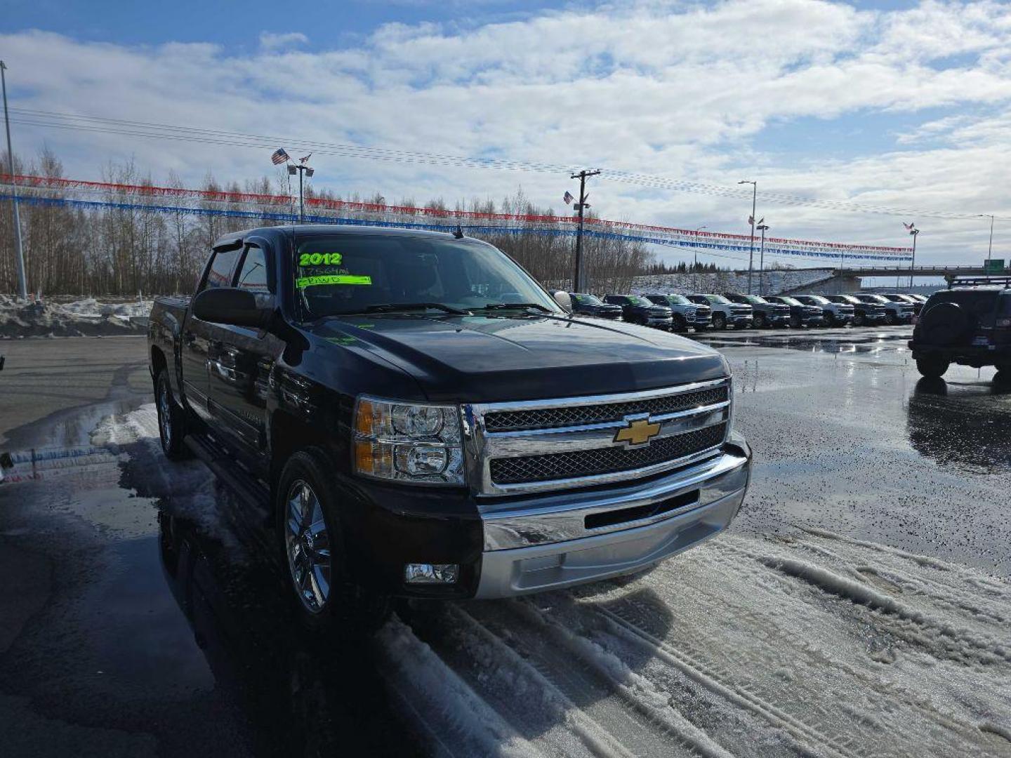 2012 BLACK CHEVROLET SILVERADO 1500 LS (3GCPCREA2CG) with an 4.8L engine, Automatic transmission, located at 2525 S. Cushman, Fairbanks, AK, 99701, (907) 452-5707, 64.824036, -147.712311 - Photo#1