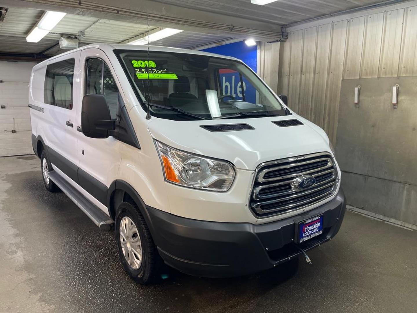 2019 WHITE FORD TRANSIT T-250 (1FTYR1YMXKK) with an 3.7L engine, Automatic transmission, located at 2525 S. Cushman, Fairbanks, AK, 99701, (907) 452-5707, 64.824036, -147.712311 - Photo#0