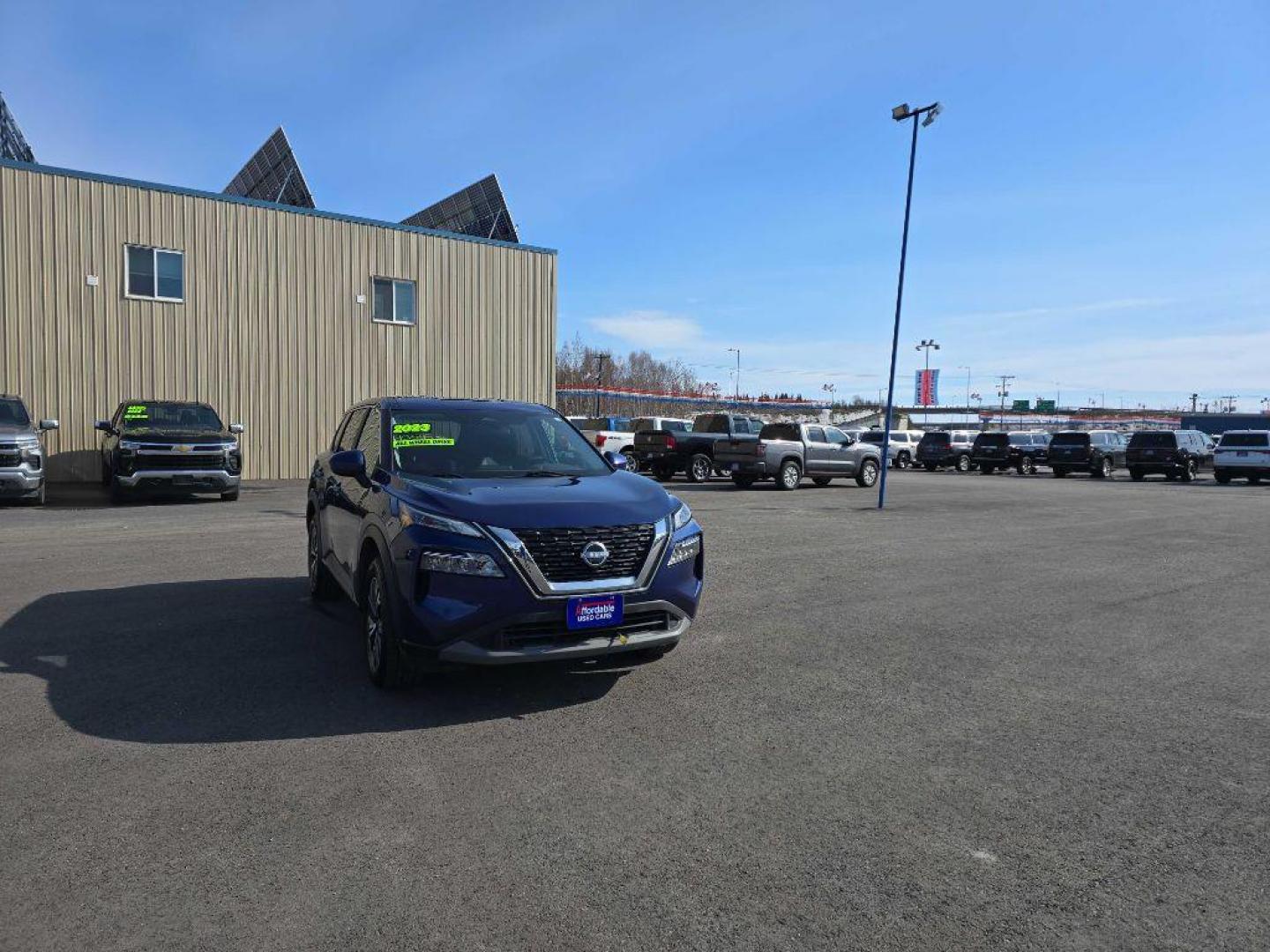 2023 BLUE NISSAN ROGUE SV (5N1BT3BBXPC) with an 1.5L engine, Continuously Variable transmission, located at 2525 S. Cushman, Fairbanks, AK, 99701, (907) 452-5707, 64.824036, -147.712311 - Photo#1