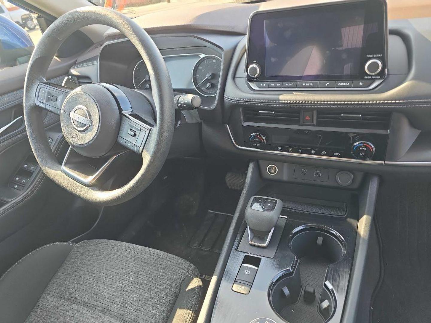 2023 BLUE NISSAN ROGUE SV (5N1BT3BBXPC) with an 1.5L engine, Continuously Variable transmission, located at 2525 S. Cushman, Fairbanks, AK, 99701, (907) 452-5707, 64.824036, -147.712311 - Photo#5