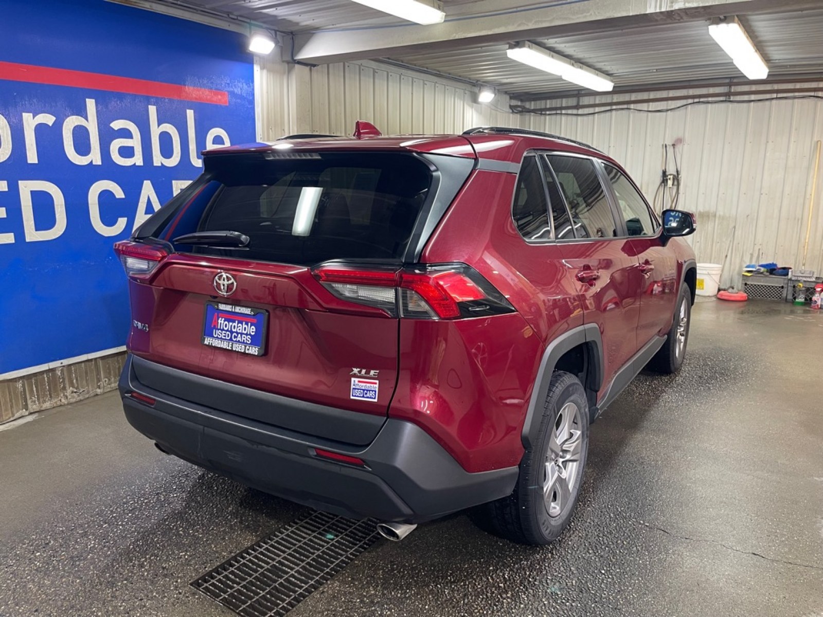 2023 RED TOYOTA RAV4 XLE XLE (2T3W1RFVXPW) with an 2.5L engine, Automatic transmission, located at 2525 S. Cushman, Fairbanks, AK, 99701, (907) 452-5707, 64.824036, -147.712311 - Photo#2