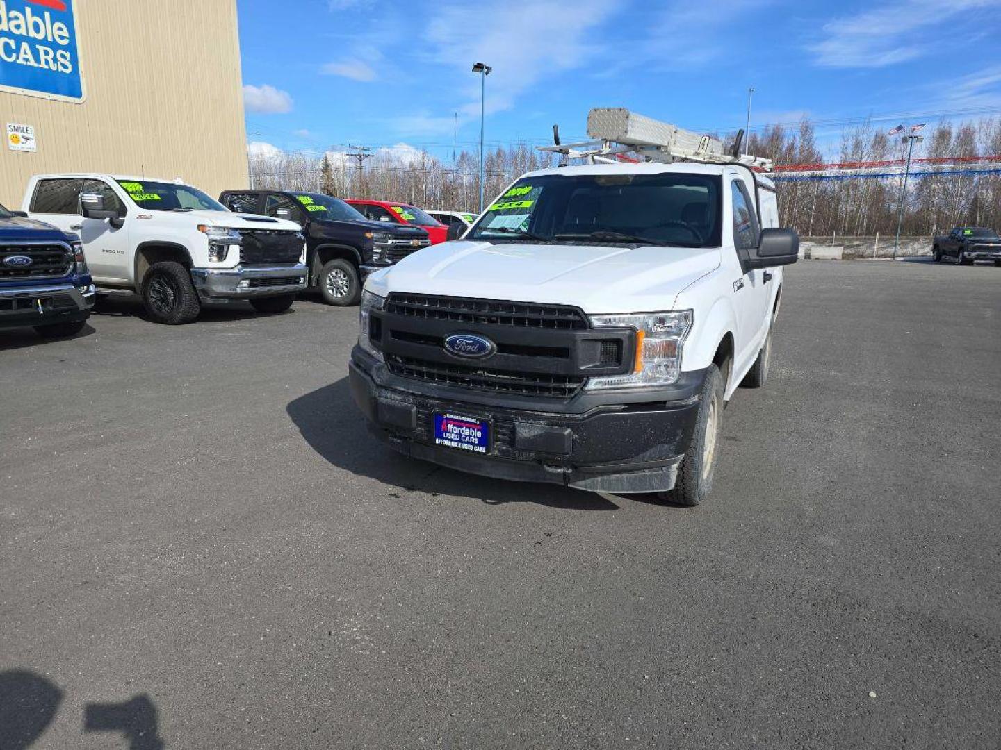 2019 WHITE FORD F150 XL (1FTMF1EB1KK) with an 3.3L engine, Automatic transmission, located at 2525 S. Cushman, Fairbanks, AK, 99701, (907) 452-5707, 64.824036, -147.712311 - Photo#1