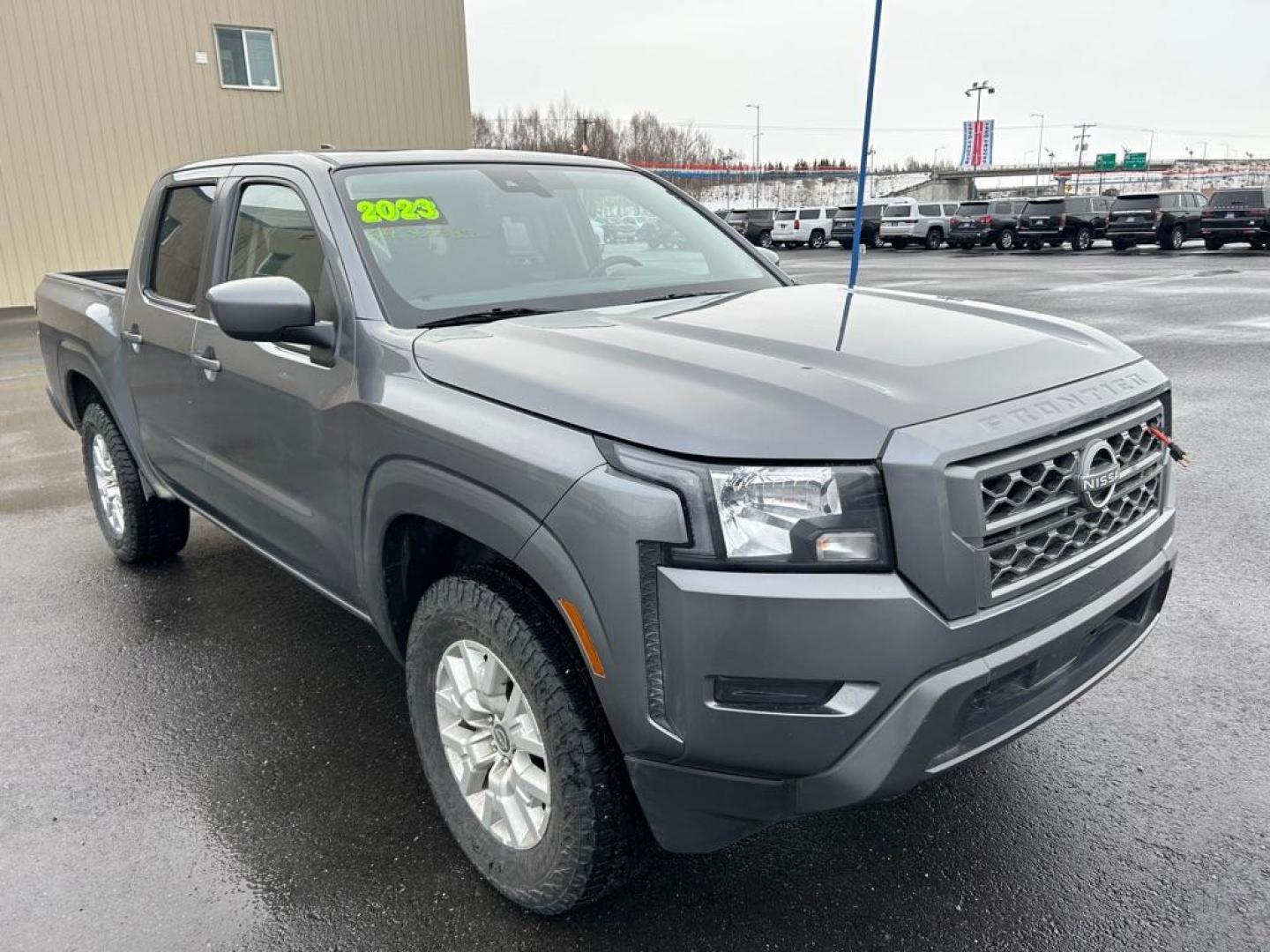 2023 GRAY NISSAN FRONTIER S (1N6ED1EK4PN) with an 3.8L engine, Automatic transmission, located at 2525 S. Cushman, Fairbanks, AK, 99701, (907) 452-5707, 64.824036, -147.712311 - Photo#1