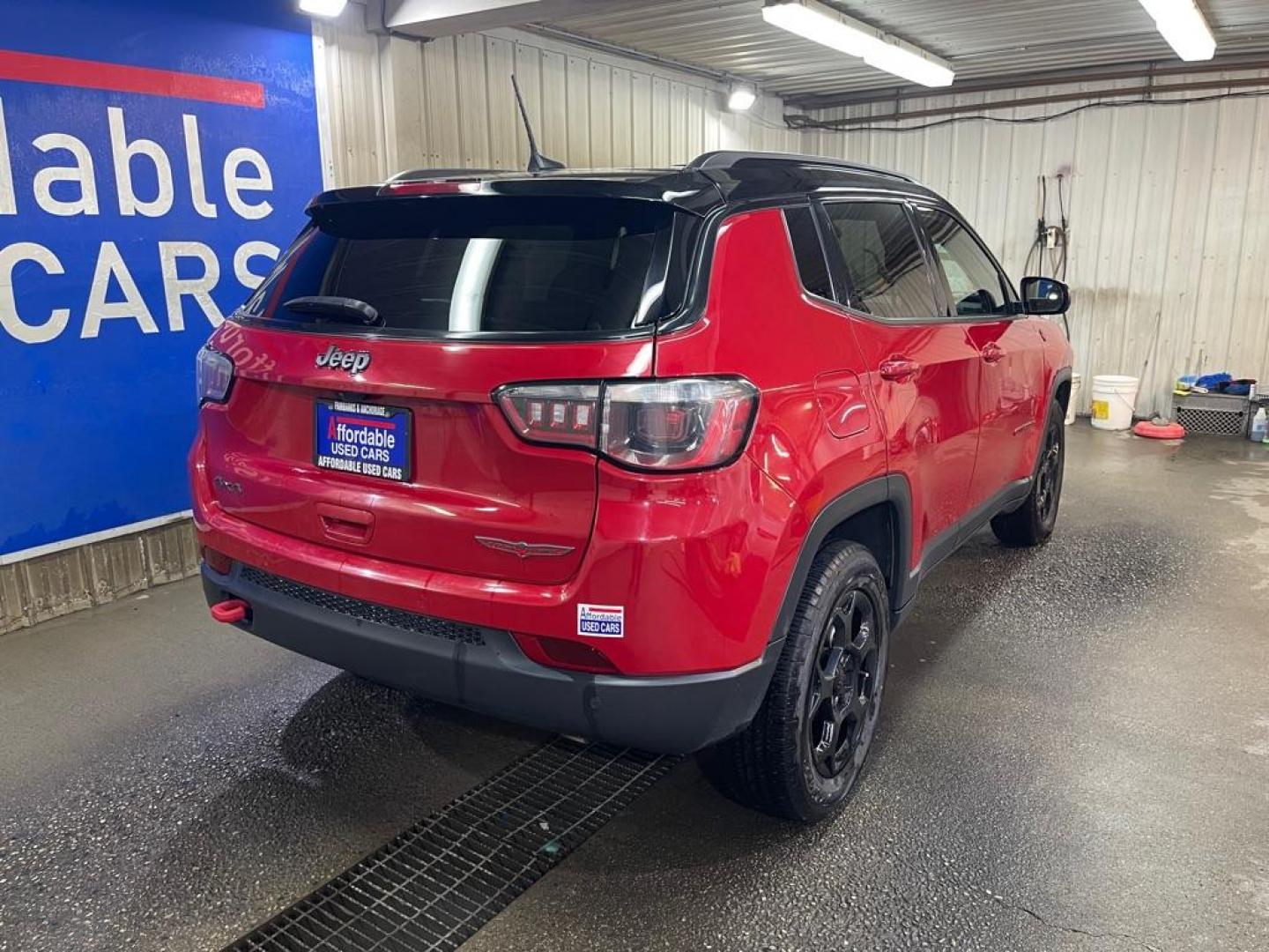 2023 RED JEEP COMPASS TRAILHAWK (3C4NJDDN2PT) with an 2.0L engine, Automatic transmission, located at 2525 S. Cushman, Fairbanks, AK, 99701, (907) 452-5707, 64.824036, -147.712311 - Photo#2