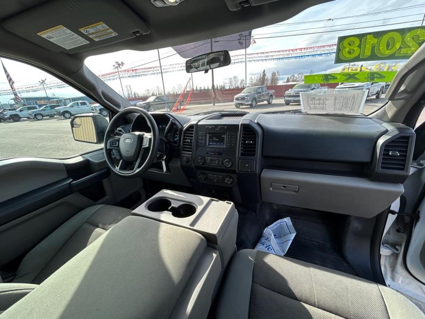 2018 WHITE FORD F150 XL (1FTMF1EB6JK) with an 3.3L engine, Automatic transmission, located at 2525 S. Cushman, Fairbanks, AK, 99701, (907) 452-5707, 64.824036, -147.712311 - Photo#5