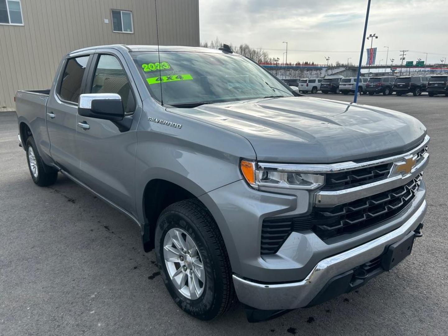 2023 SILVER CHEVROLET SILVERADO 1500 LT (1GCUDDED7PZ) with an 5.3L engine, Automatic transmission, located at 2525 S. Cushman, Fairbanks, AK, 99701, (907) 452-5707, 64.824036, -147.712311 - Photo#1