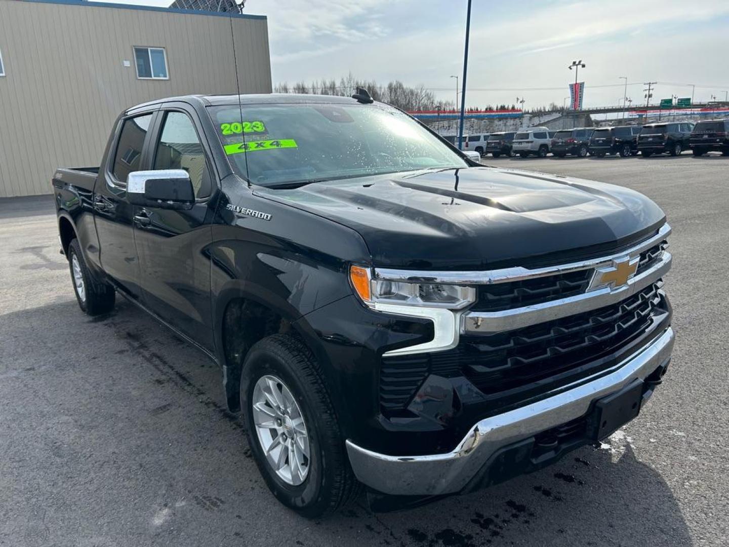 2023 BLACK CHEVROLET SILVERADO 1500 LT (3GCUDDED9PG) with an 5.3L engine, Automatic transmission, located at 2525 S. Cushman, Fairbanks, AK, 99701, (907) 452-5707, 64.824036, -147.712311 - Photo#1