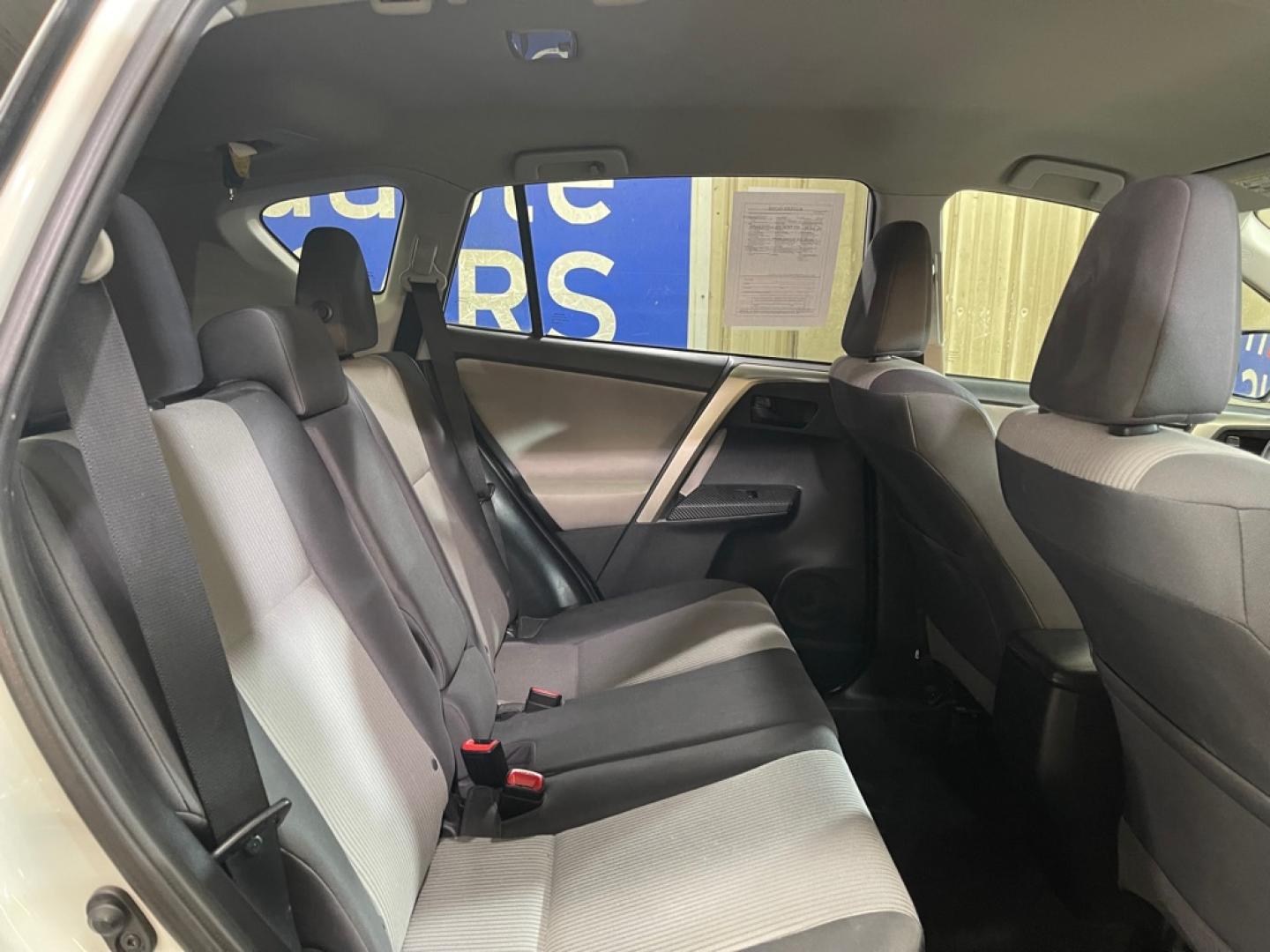 2015 WHITE TOYOTA RAV4 LE (2T3BFREV1FW) with an 2.5L engine, Automatic transmission, located at 2525 S. Cushman, Fairbanks, AK, 99701, (907) 452-5707, 64.824036, -147.712311- Photo#4