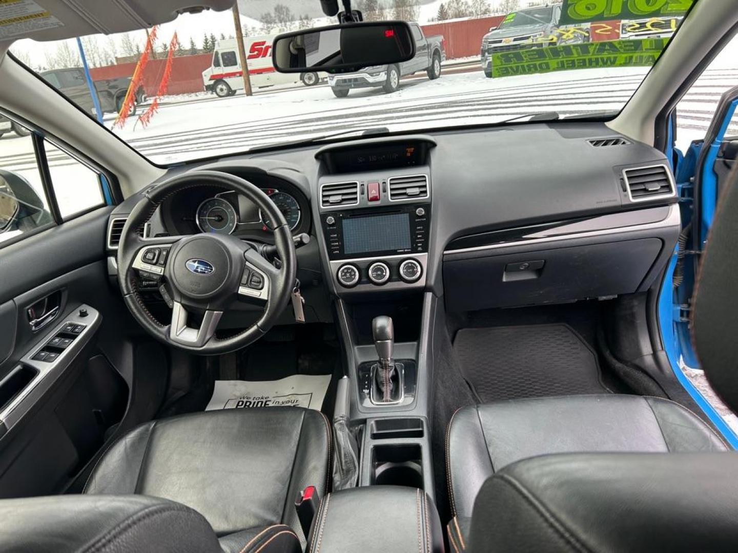 2016 BLUE SUBARU CROSSTREK LIMITED (JF2GPAKC2G8) with an 2.0L engine, Continuously Variable transmission, located at 2525 S. Cushman, Fairbanks, AK, 99701, (907) 452-5707, 64.824036, -147.712311 - Photo#5