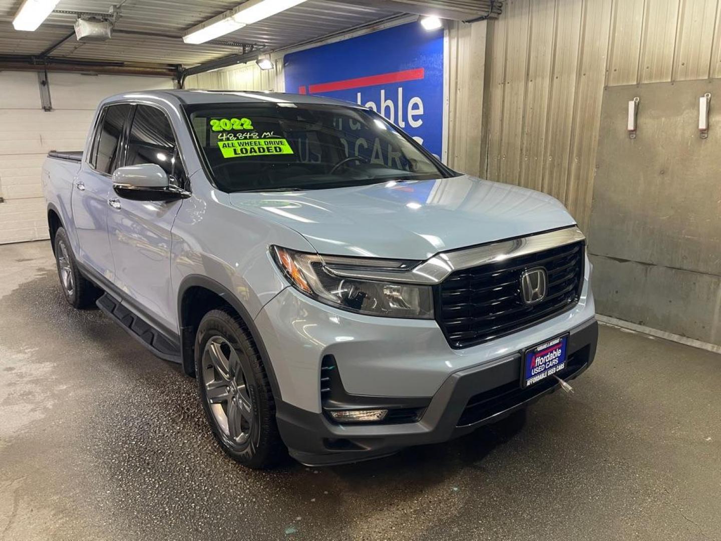 2022 GRAY HONDA RIDGELINE RTL (5FPYK3F75NB) with an 3.5L engine, Automatic transmission, located at 2525 S. Cushman, Fairbanks, AK, 99701, (907) 452-5707, 64.824036, -147.712311 - Photo#0