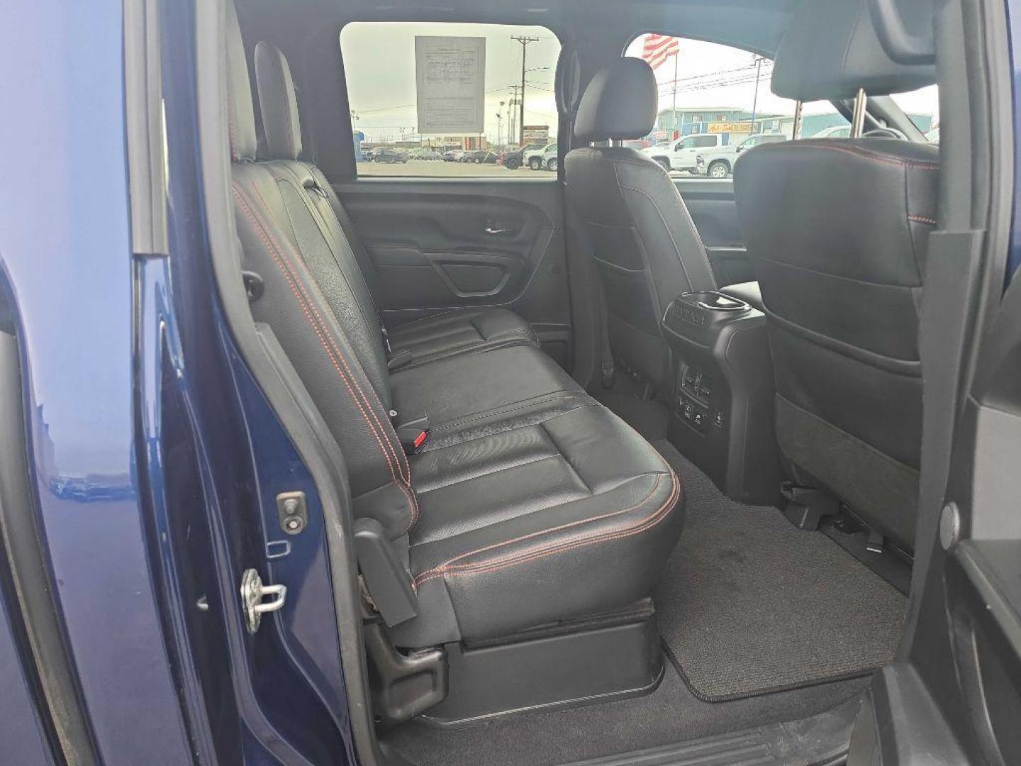 2022 BLUE NISSAN TITAN SV (1N6AA1ED2NN) with an 5.6L engine, Automatic transmission, located at 2525 S. Cushman, Fairbanks, AK, 99701, (907) 452-5707, 64.824036, -147.712311 - Photo#3