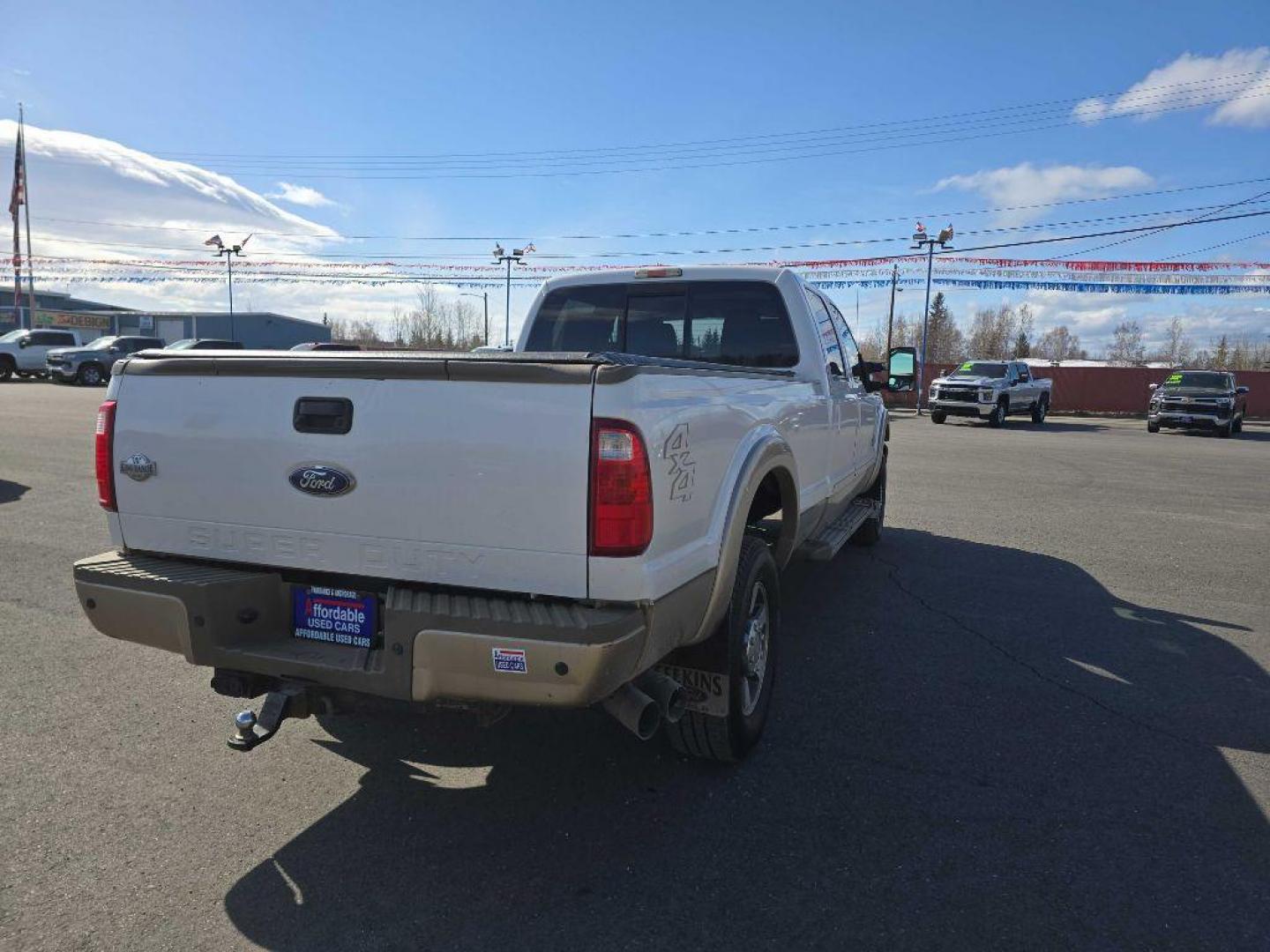 2012 WHITE FORD F350 SUPER DUTY (1FT8W3BT3CE) with an 6.7L engine, Automatic transmission, located at 2525 S. Cushman, Fairbanks, AK, 99701, (907) 452-5707, 64.824036, -147.712311 - Photo#2