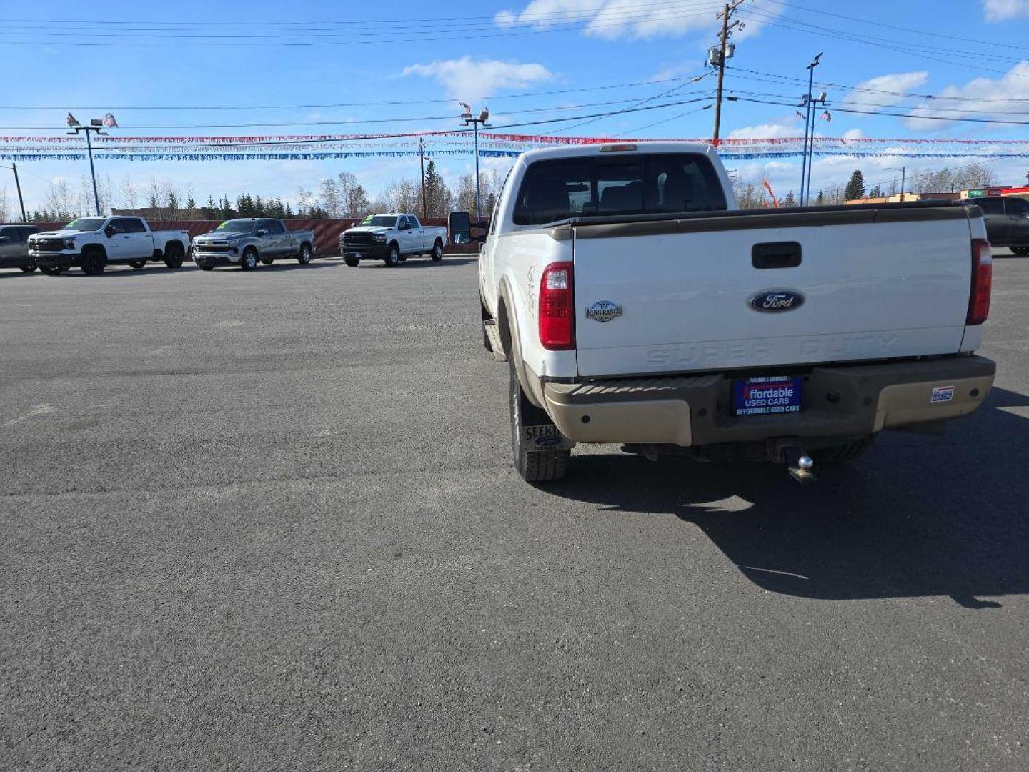 2012 WHITE FORD F350 SUPER DUTY (1FT8W3BT3CE) with an 6.7L engine, Automatic transmission, located at 2525 S. Cushman, Fairbanks, AK, 99701, (907) 452-5707, 64.824036, -147.712311 - Photo#3