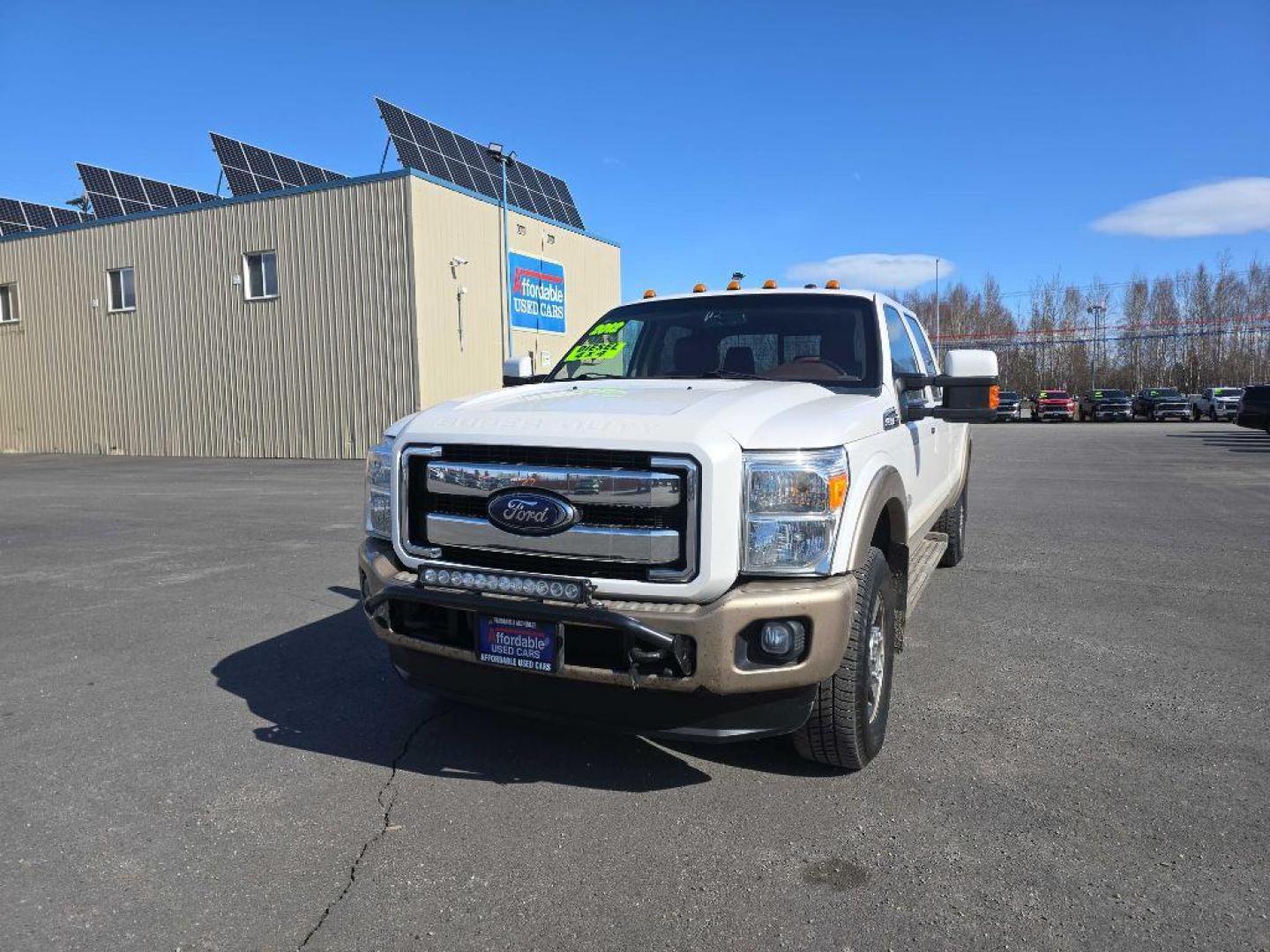 2012 WHITE FORD F350 SUPER DUTY (1FT8W3BT3CE) with an 6.7L engine, Automatic transmission, located at 2525 S. Cushman, Fairbanks, AK, 99701, (907) 452-5707, 64.824036, -147.712311 - Photo#1