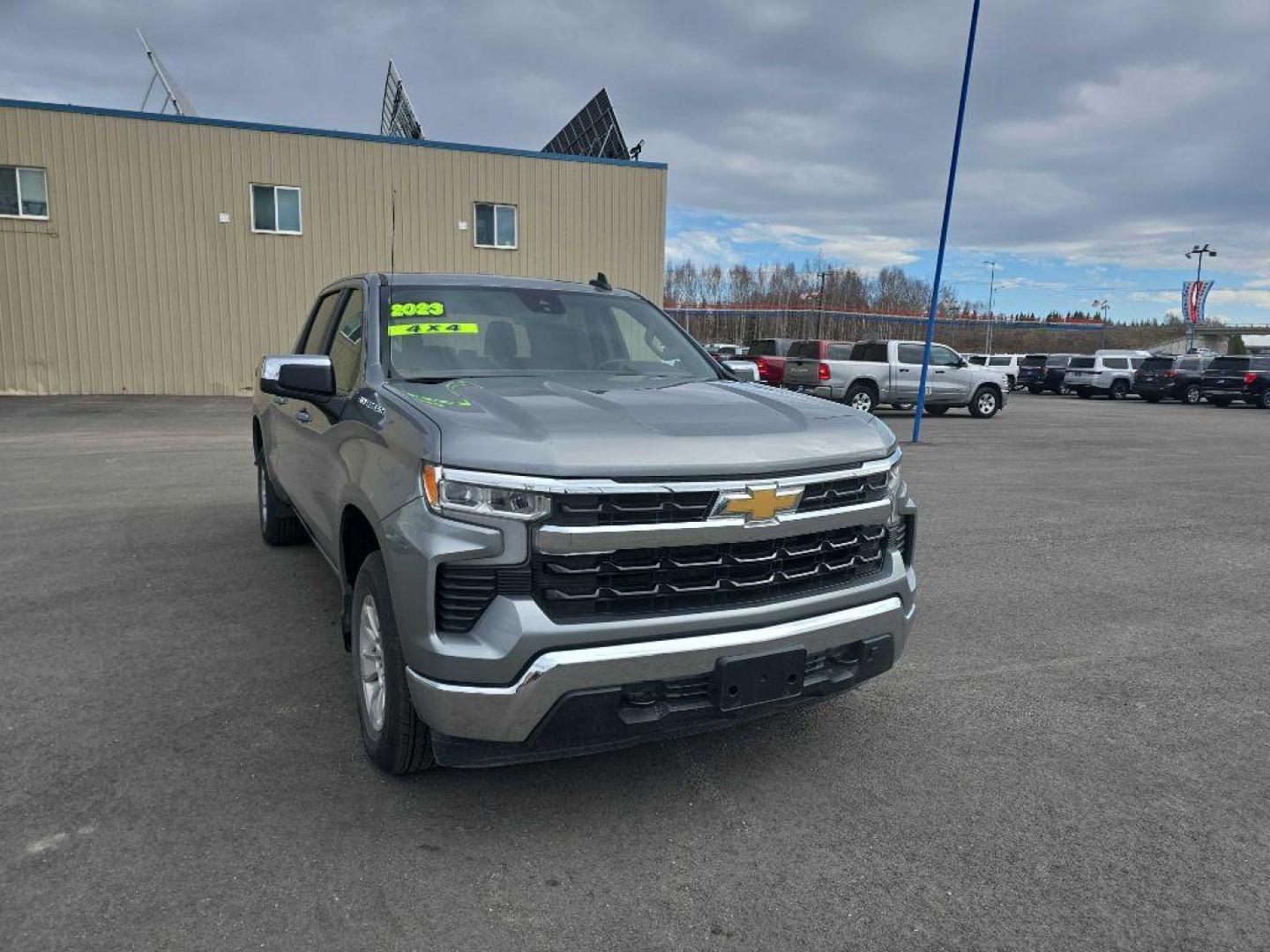 2023 SILVER CHEVROLET SILVERADO 1500 LT (1GCUDDED8PZ) with an 5.3L engine, Automatic transmission, located at 2525 S. Cushman, Fairbanks, AK, 99701, (907) 452-5707, 64.824036, -147.712311 - Photo#1