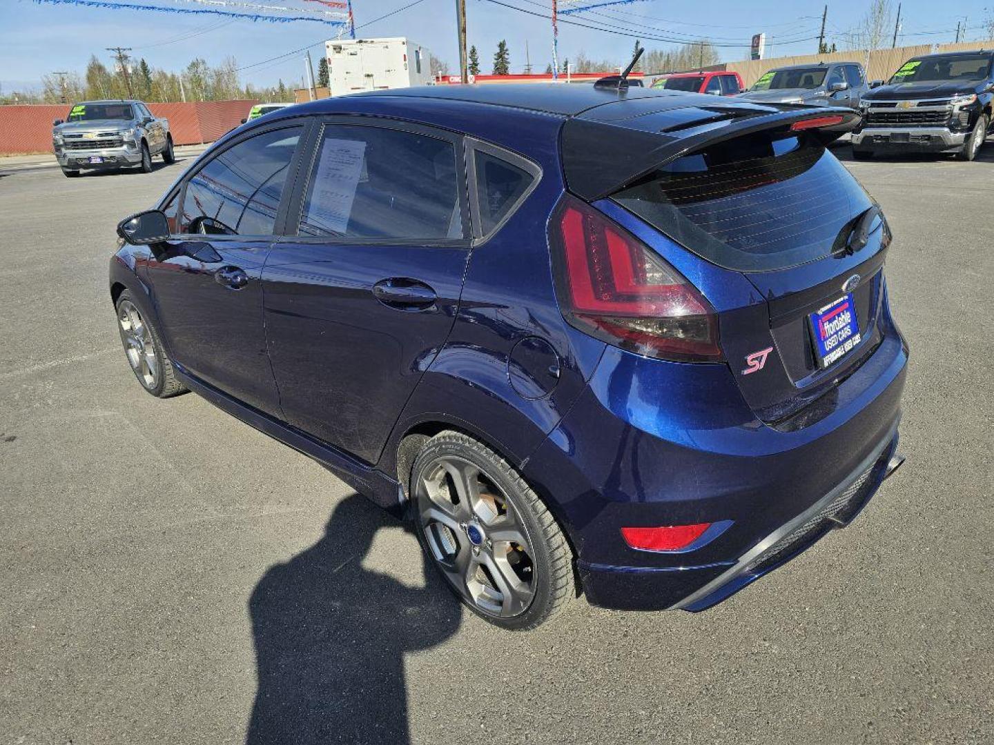 2016 BLUE FORD FIESTA ST (3FADP4GX7GM) with an 1.6L engine, 6-Speed Manual transmission, located at 2525 S. Cushman, Fairbanks, AK, 99701, (907) 452-5707, 64.824036, -147.712311 - Photo#3