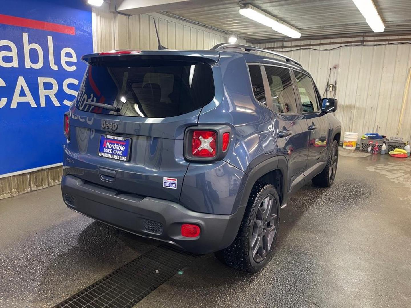 2021 BLUE JEEP RENEGADE LATITUDE (ZACNJDBB3MP) with an 2.4L engine, Automatic transmission, located at 2525 S. Cushman, Fairbanks, AK, 99701, (907) 452-5707, 64.824036, -147.712311 - Photo#2