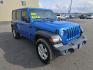 2022 BLUE JEEP WRANGLER UNLIMI SPORT (1C4HJXDG4NW) with an 3.6L engine, Automatic transmission, located at 2525 S. Cushman, Fairbanks, AK, 99701, (907) 452-5707, 64.824036, -147.712311 - Photo#0