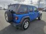 2022 BLUE JEEP WRANGLER UNLIMI SPORT (1C4HJXDG4NW) with an 3.6L engine, Automatic transmission, located at 2525 S. Cushman, Fairbanks, AK, 99701, (907) 452-5707, 64.824036, -147.712311 - Photo#4
